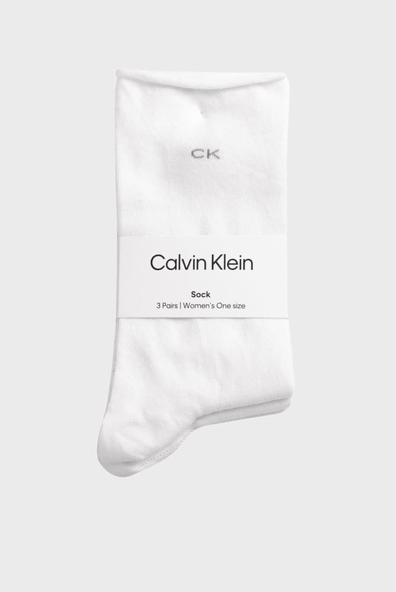 Носки CK WOMEN SOCK 3P ROLL TOP