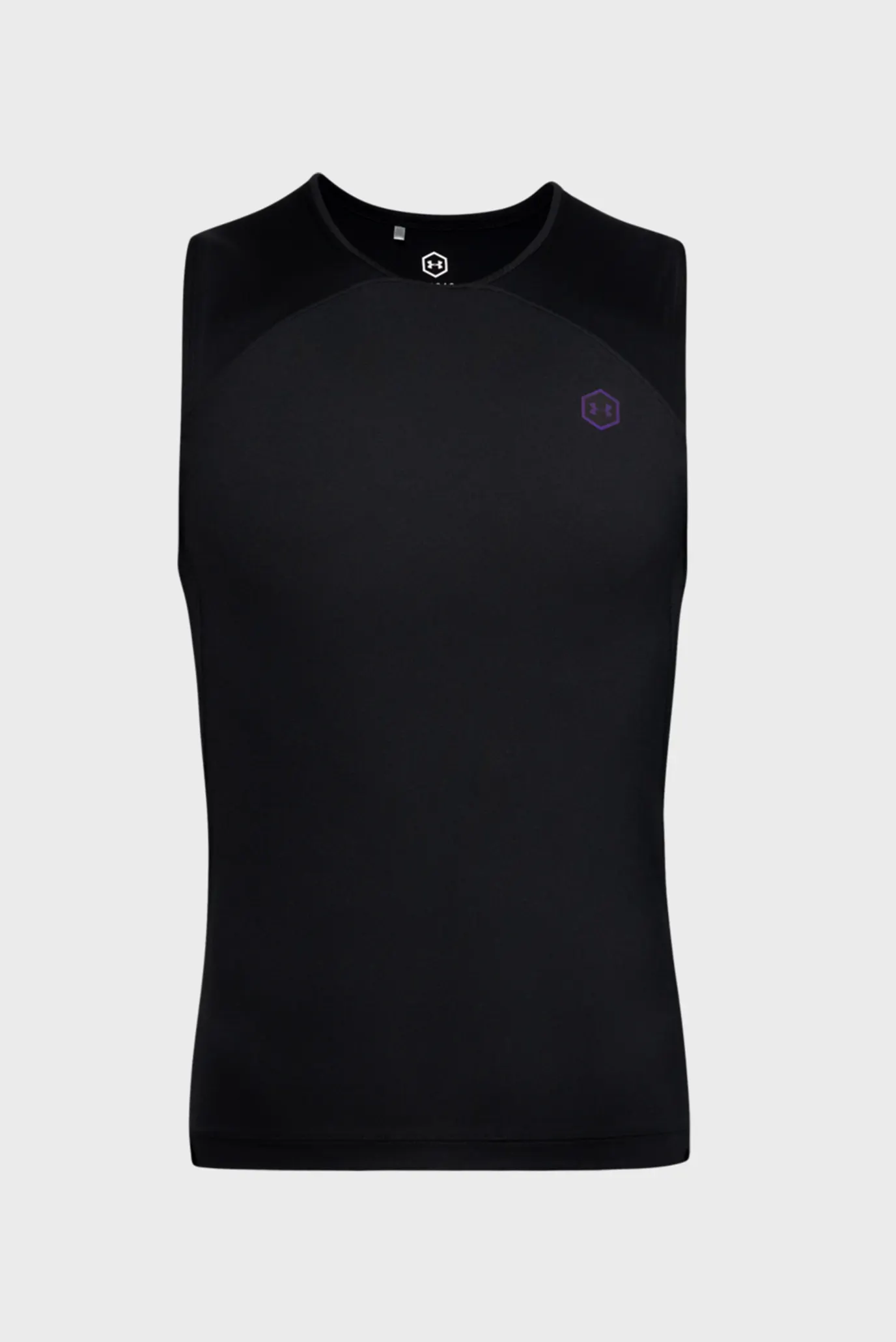 Мужская черная спортивная майка UA HG Rush Compression SL 11