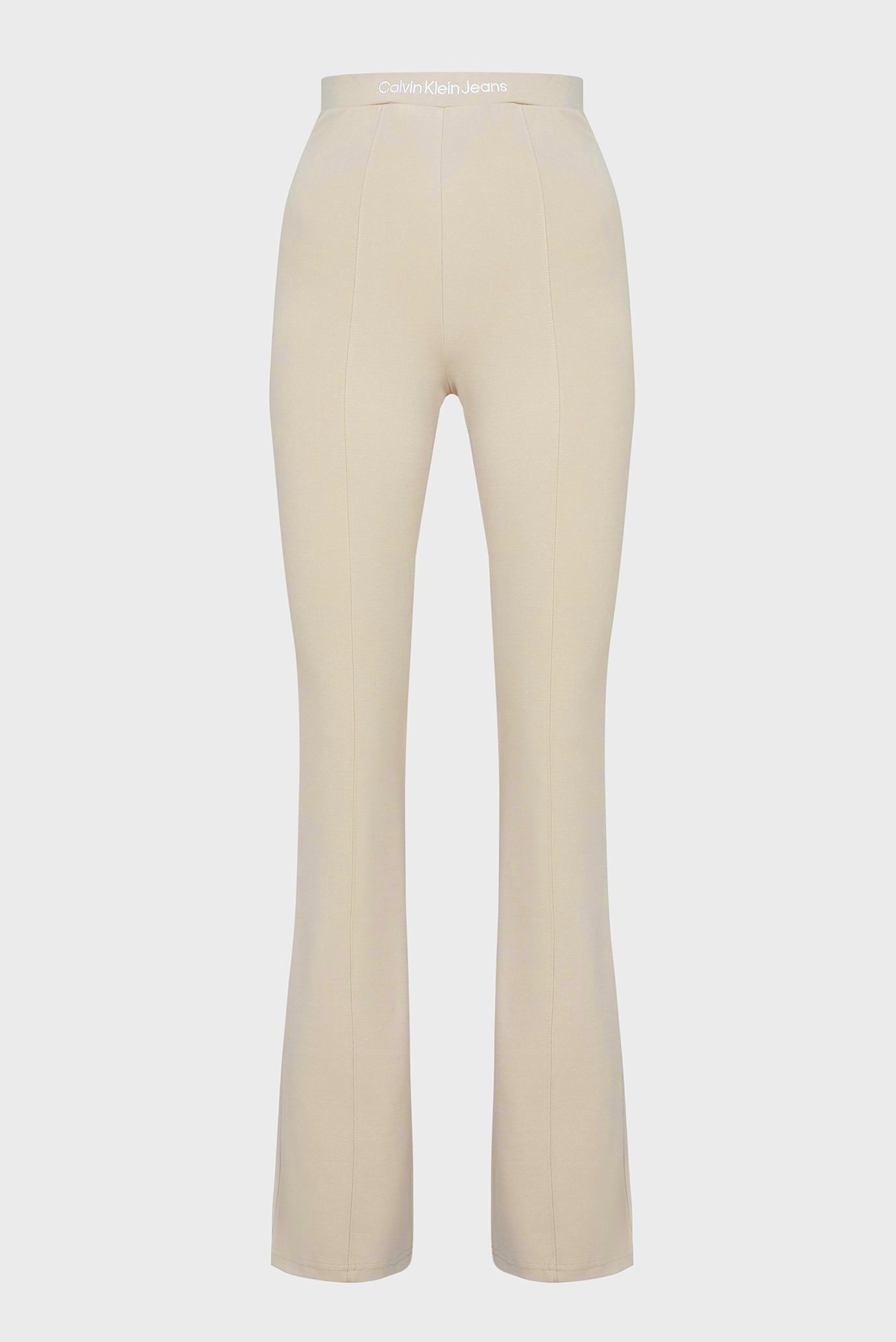 Женские бежевые брюки LOGO ELASTIC MILANO 10