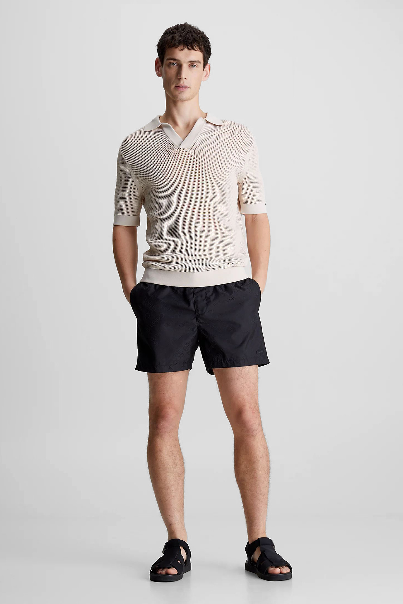 Поло OPEN KNIT POLO 2