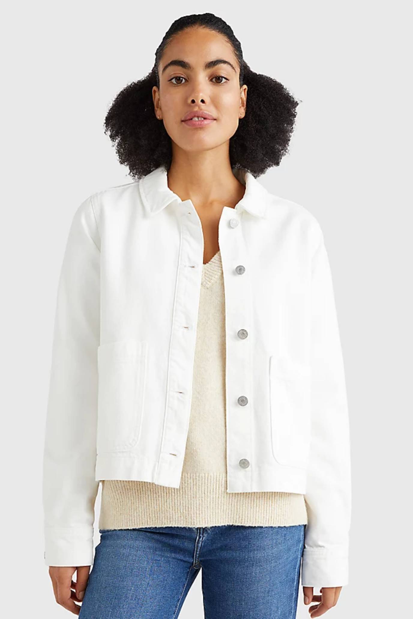Куртка джинсовая DNM JACKET OFF WHITE CIRC 1