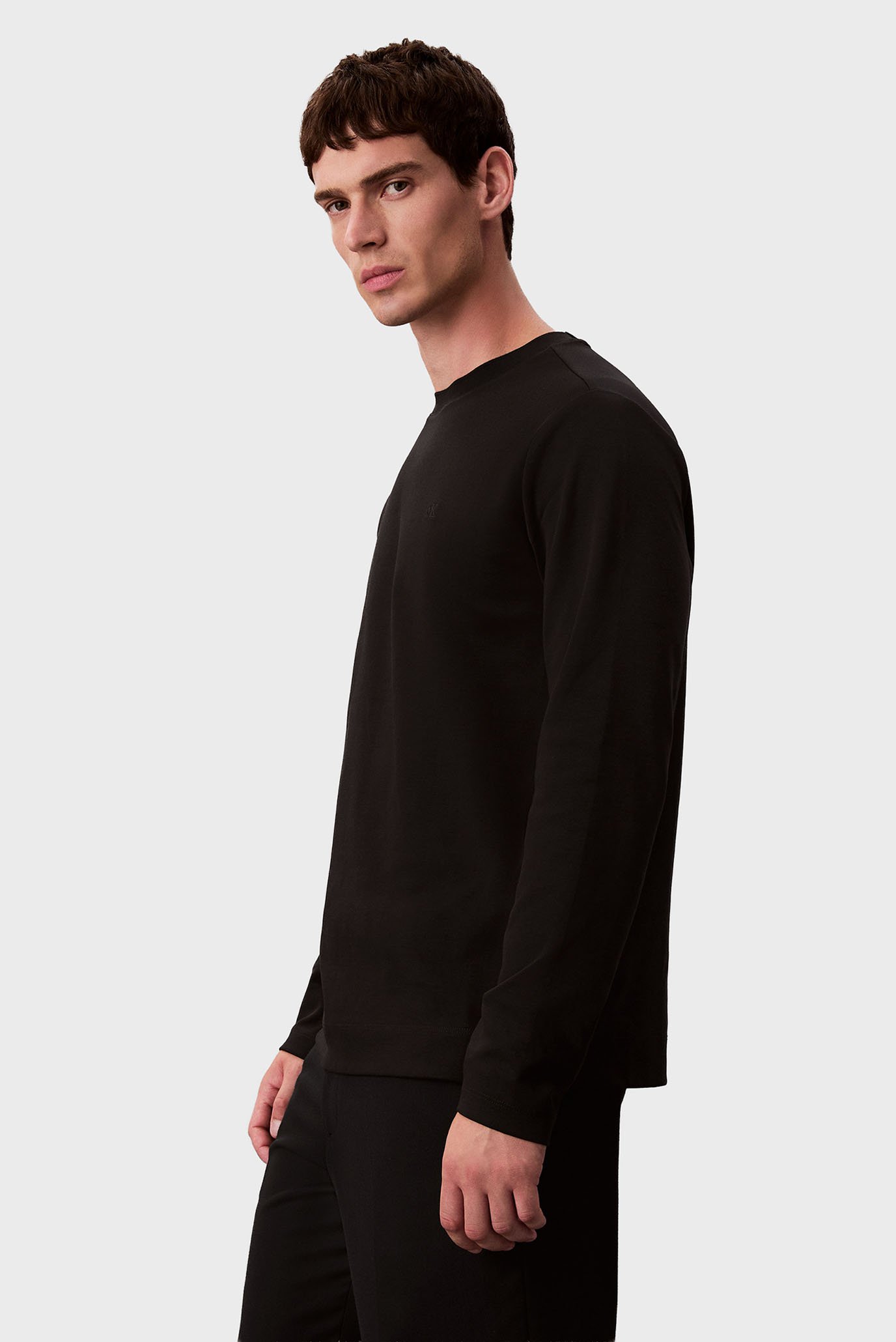 Лонгслив LS LUXE INTERLOCK COTTON CREWNK 4