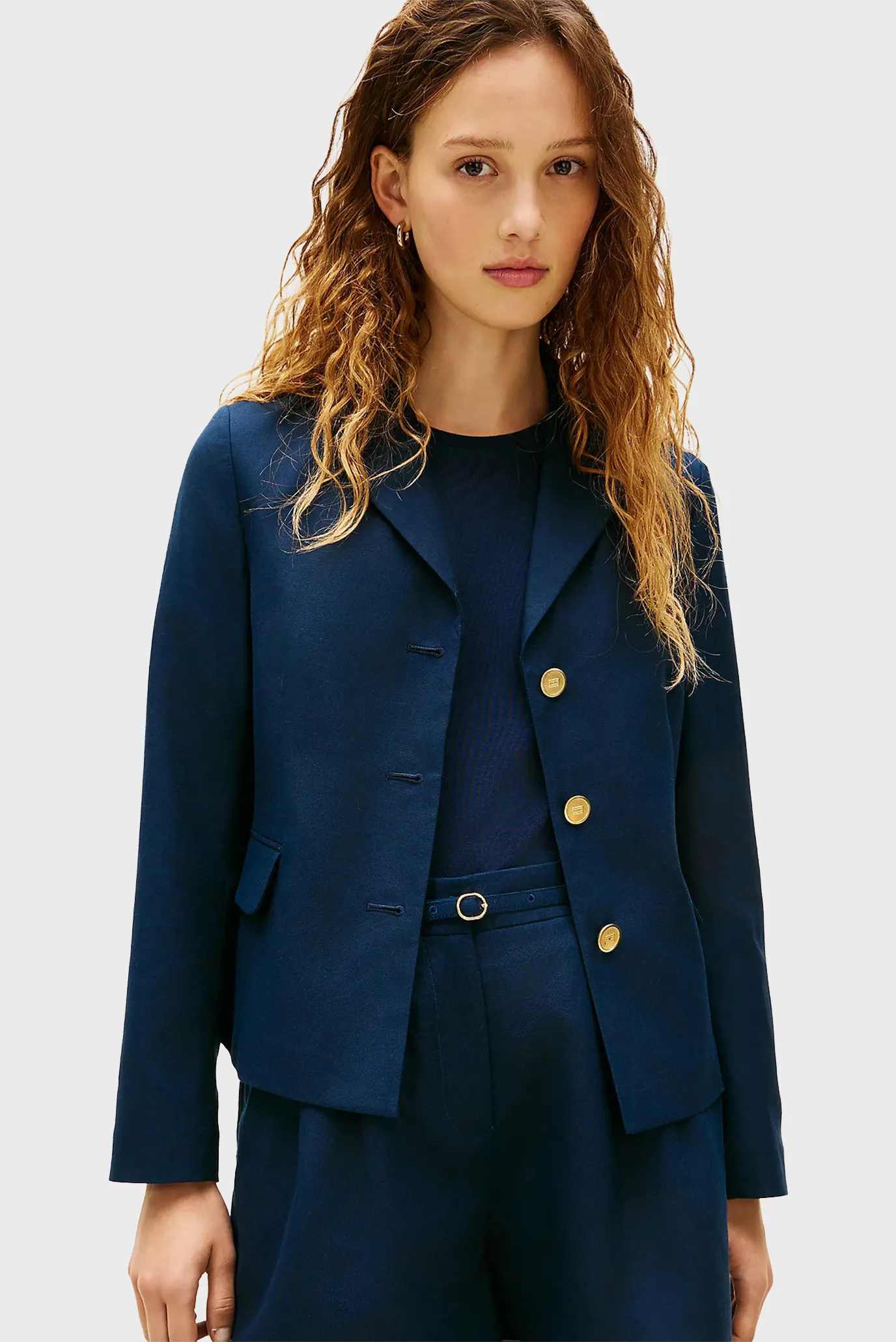 Пиджак LINEN BLEND SLIM BLAZER 1