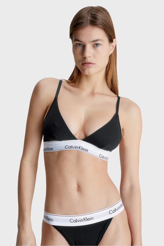 Женский черный бюстгальтер UNLINED