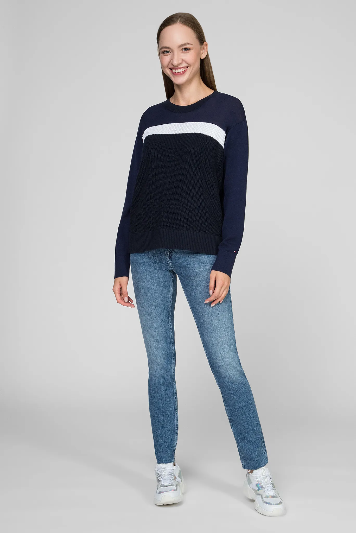 Женский темно-синий джемпер ADALINE 4