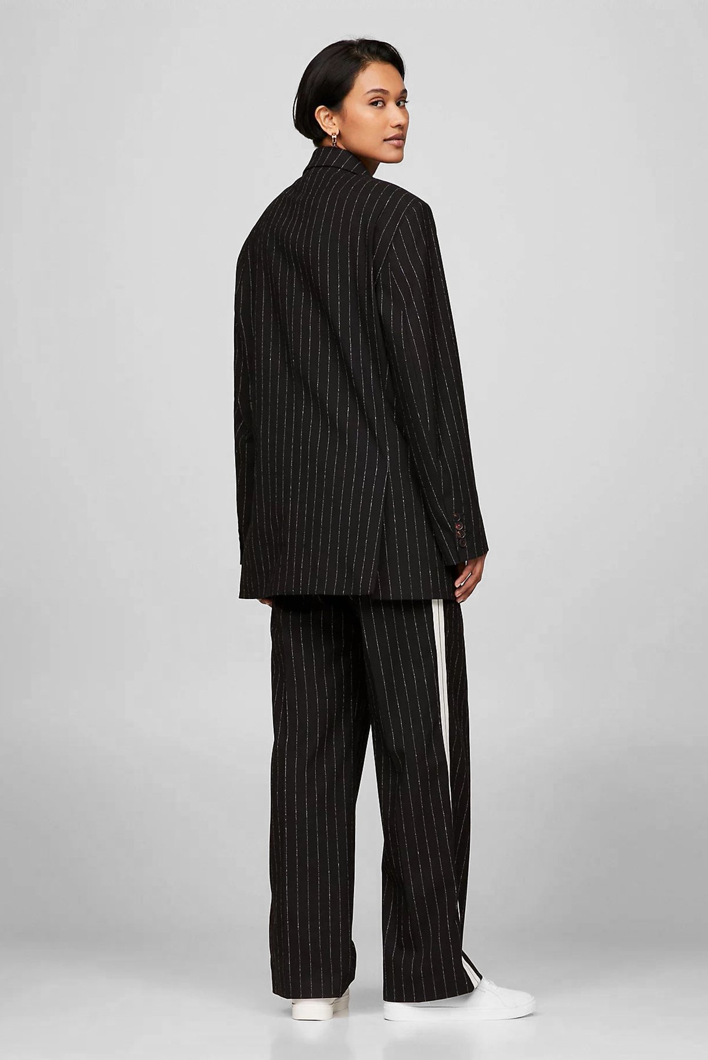 Пиджак OVERSIZED PREP PINSTRIPE BLAZER 3