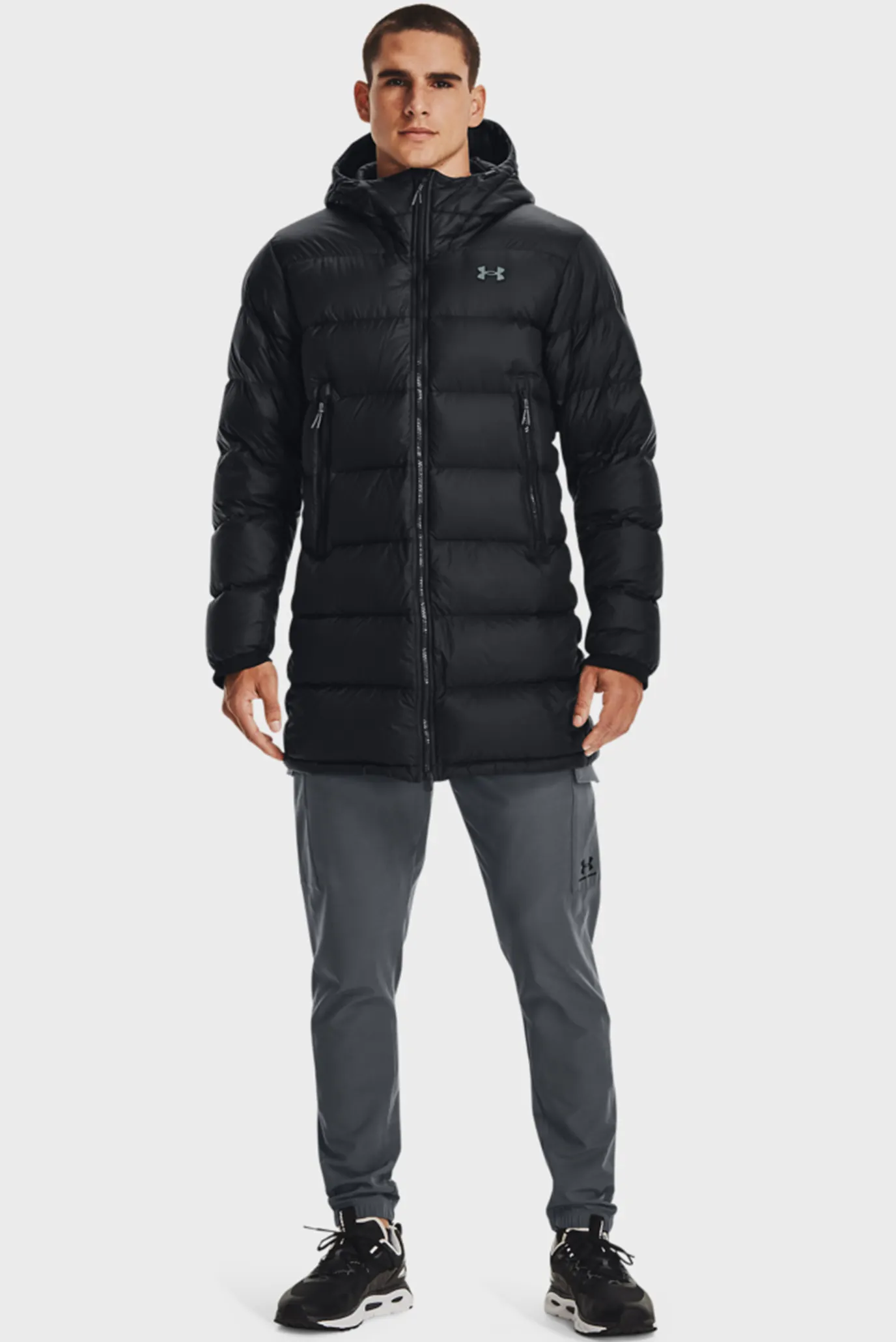 Мужской черный пуховик UA Armour Down Bench 10