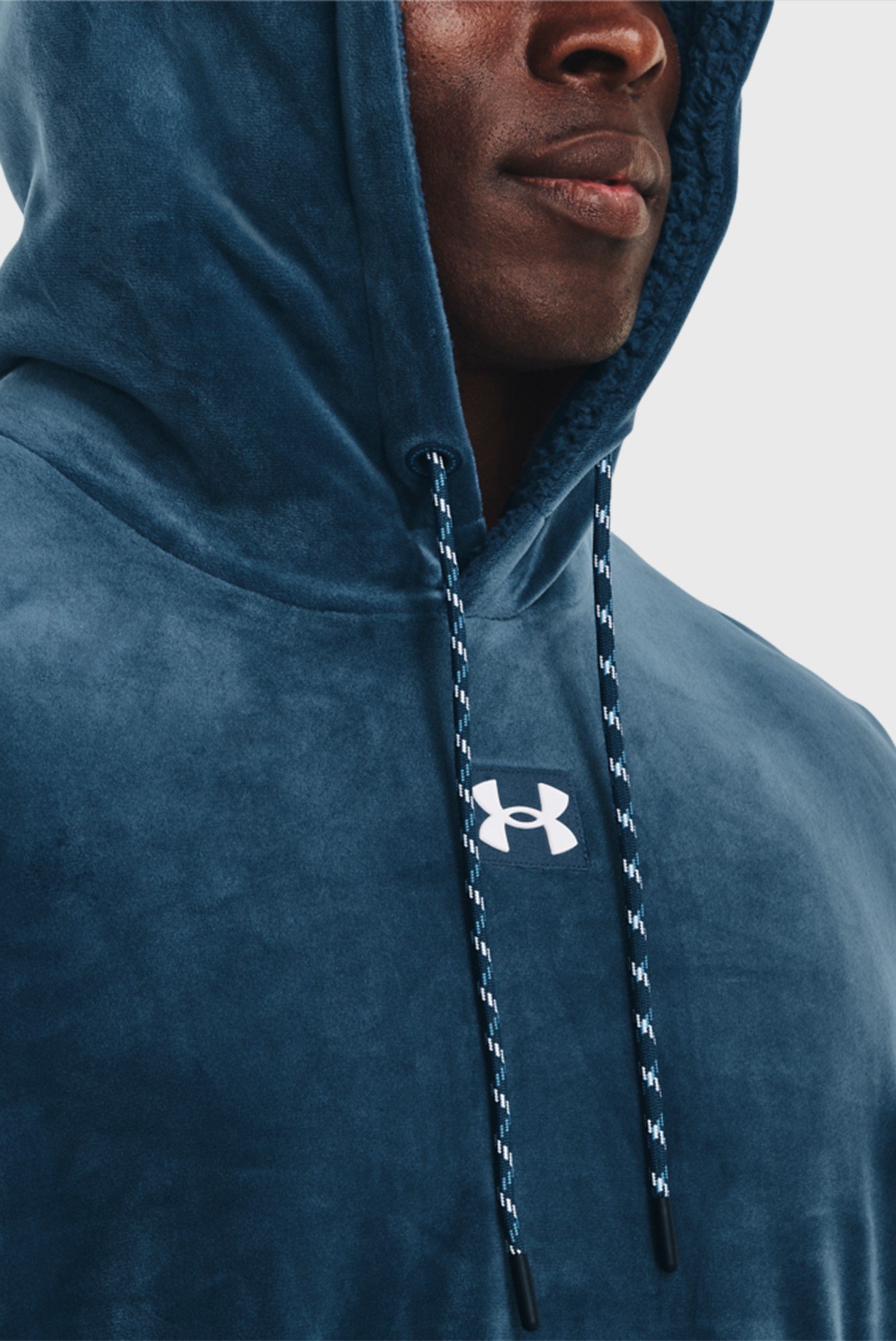 Мужское синее худи UA Journey Fleece Under Armour Мужское синее худи UA Journey Fleece 4