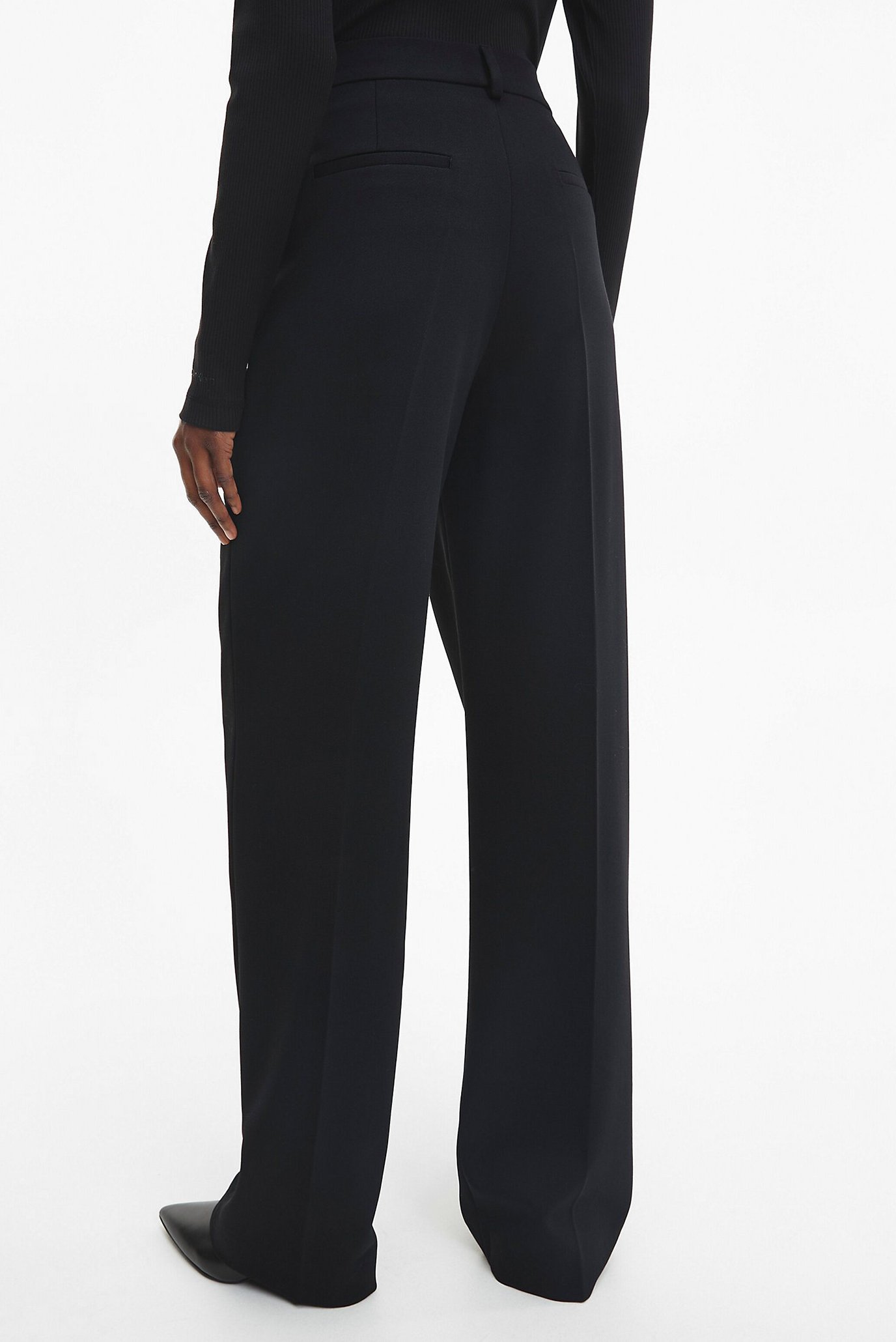 Брюки WOOL TWILL PLEATED STRAIGHT PANT 7