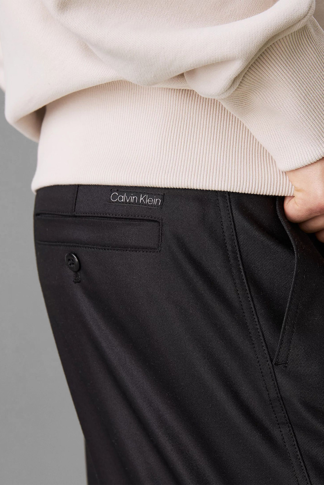 Мужское белое худи HEAVYWEIGHT CK EMBRO 4