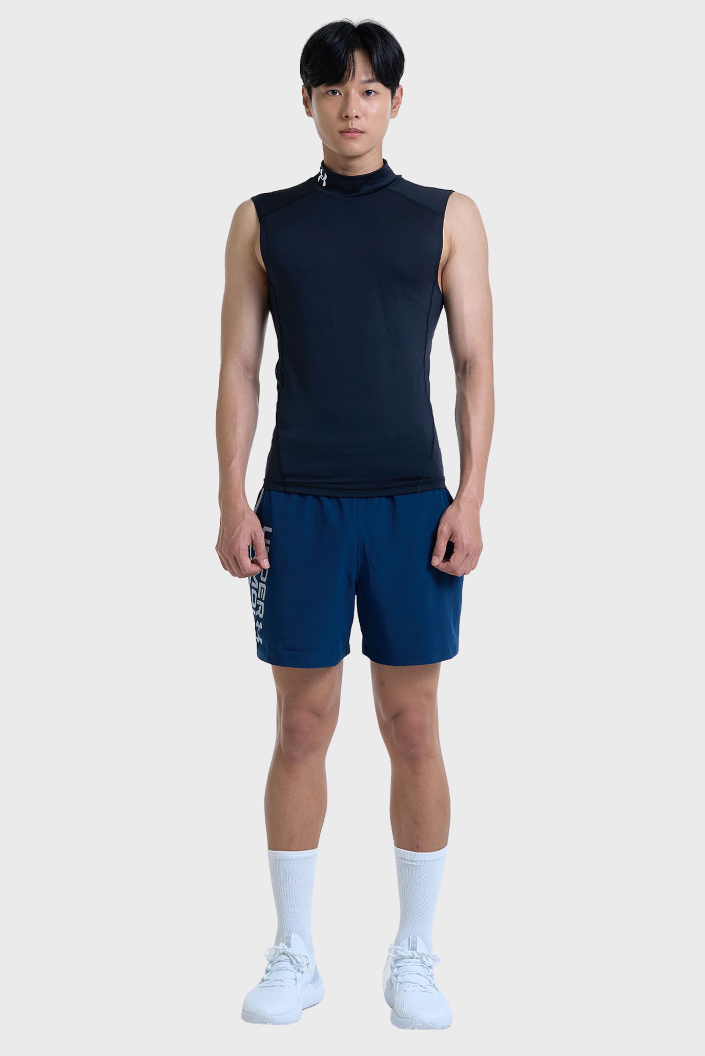 Майка/UA HG Armour Comp Mock SL 2