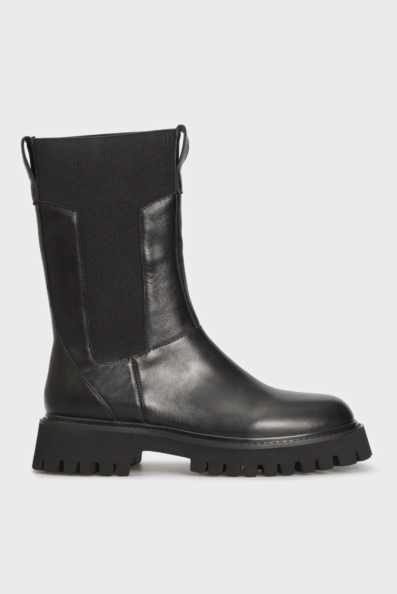 Женские черные кожаные челси Oura 7