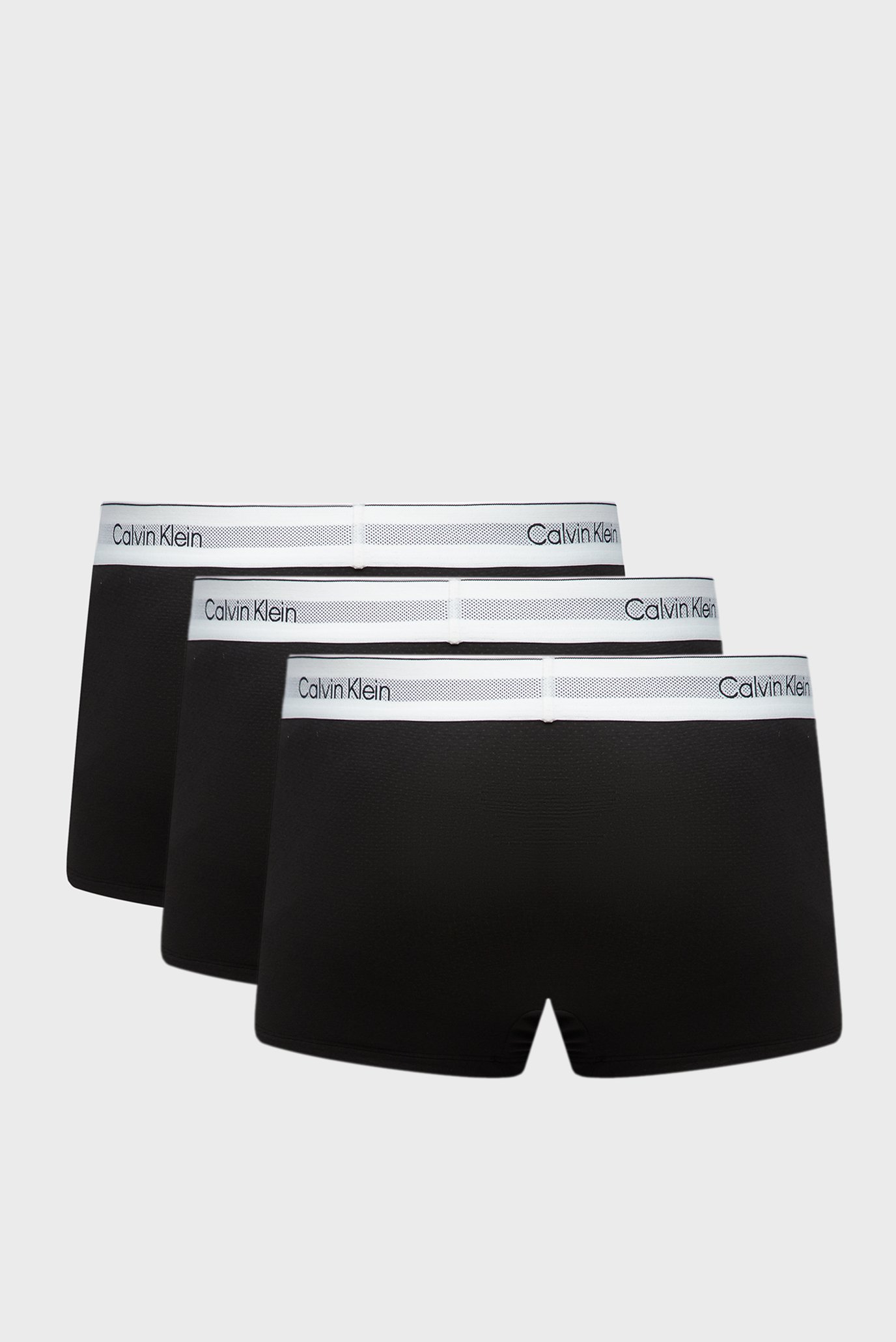 Мужские черные боксеры (3 шт) LOW RISE TRUNK 8