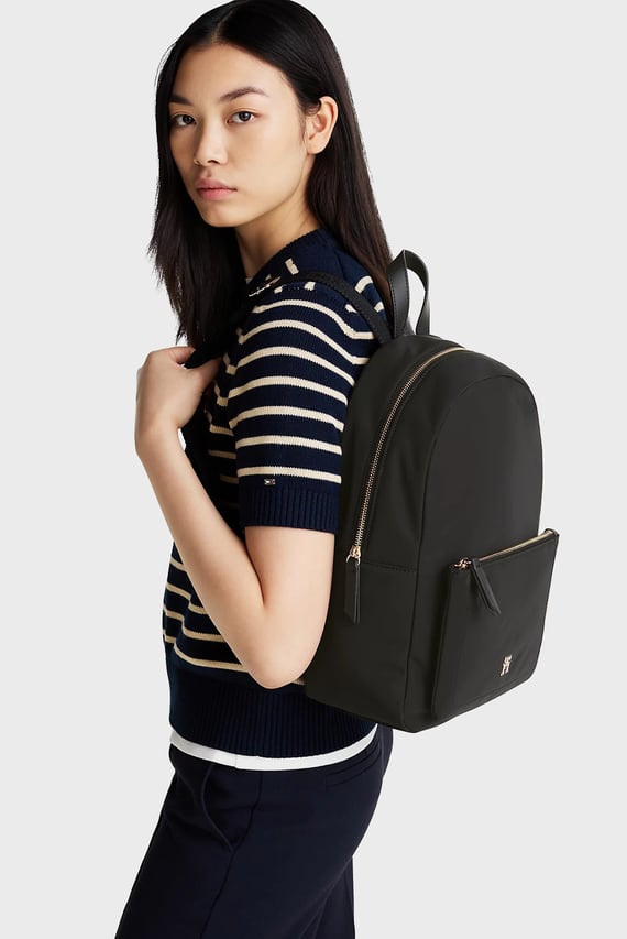 Женский черный рюкзак TH SPRING BACKPACK
