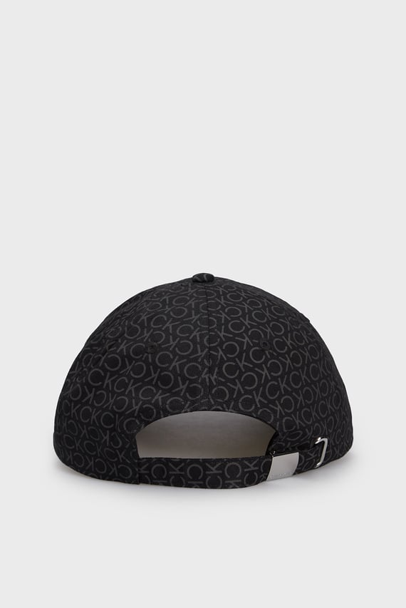 Мужская черная кепка с узором ESSENTIAL PATCH BB CAP MONO