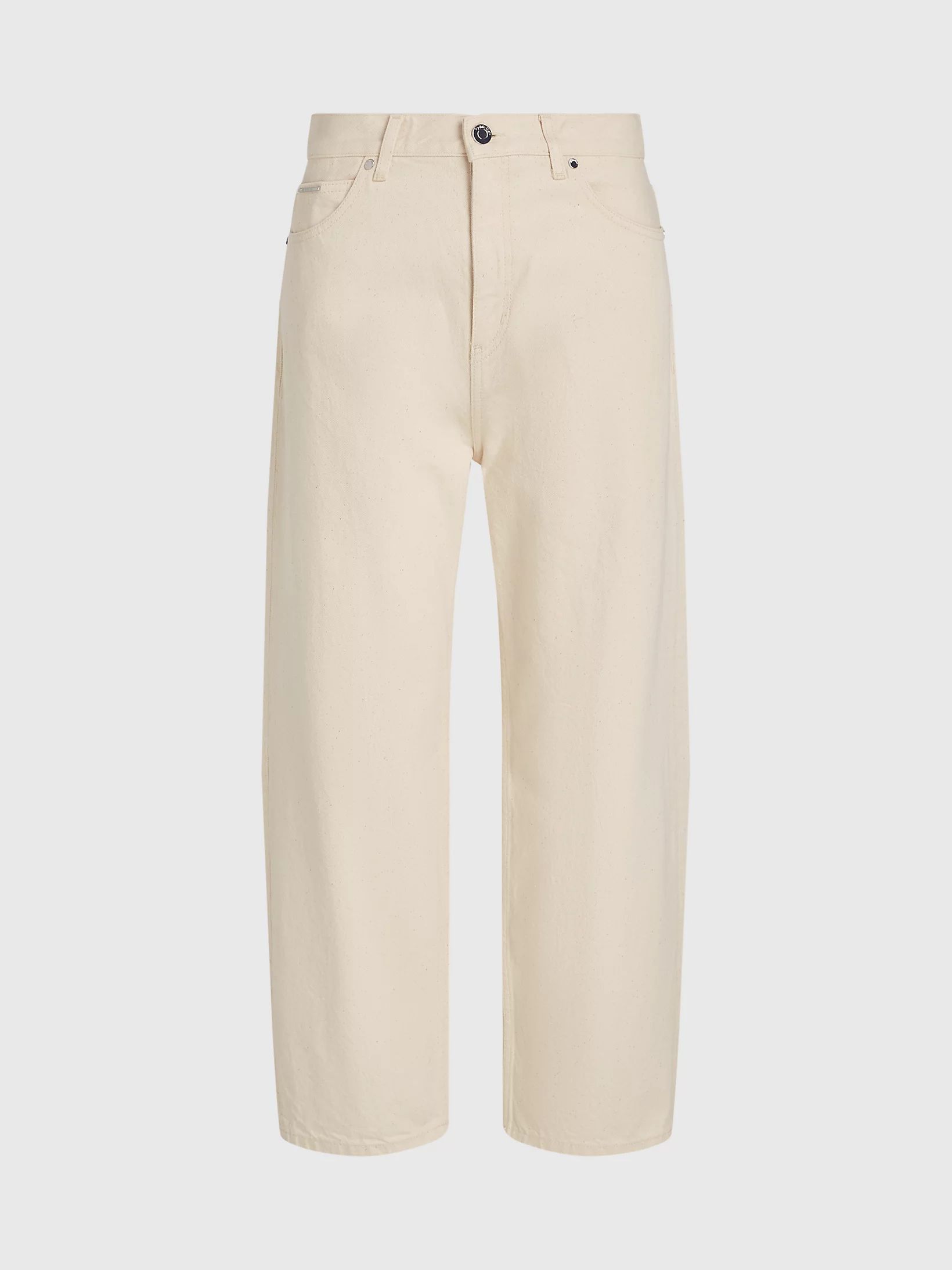 Женские белые джинсы HIGH RISE BARREL 5