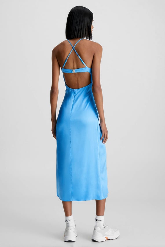 Платье OPEN BACK MAXI SLIP DRESS Платье OPEN BACK MAXI SLIP DRESS