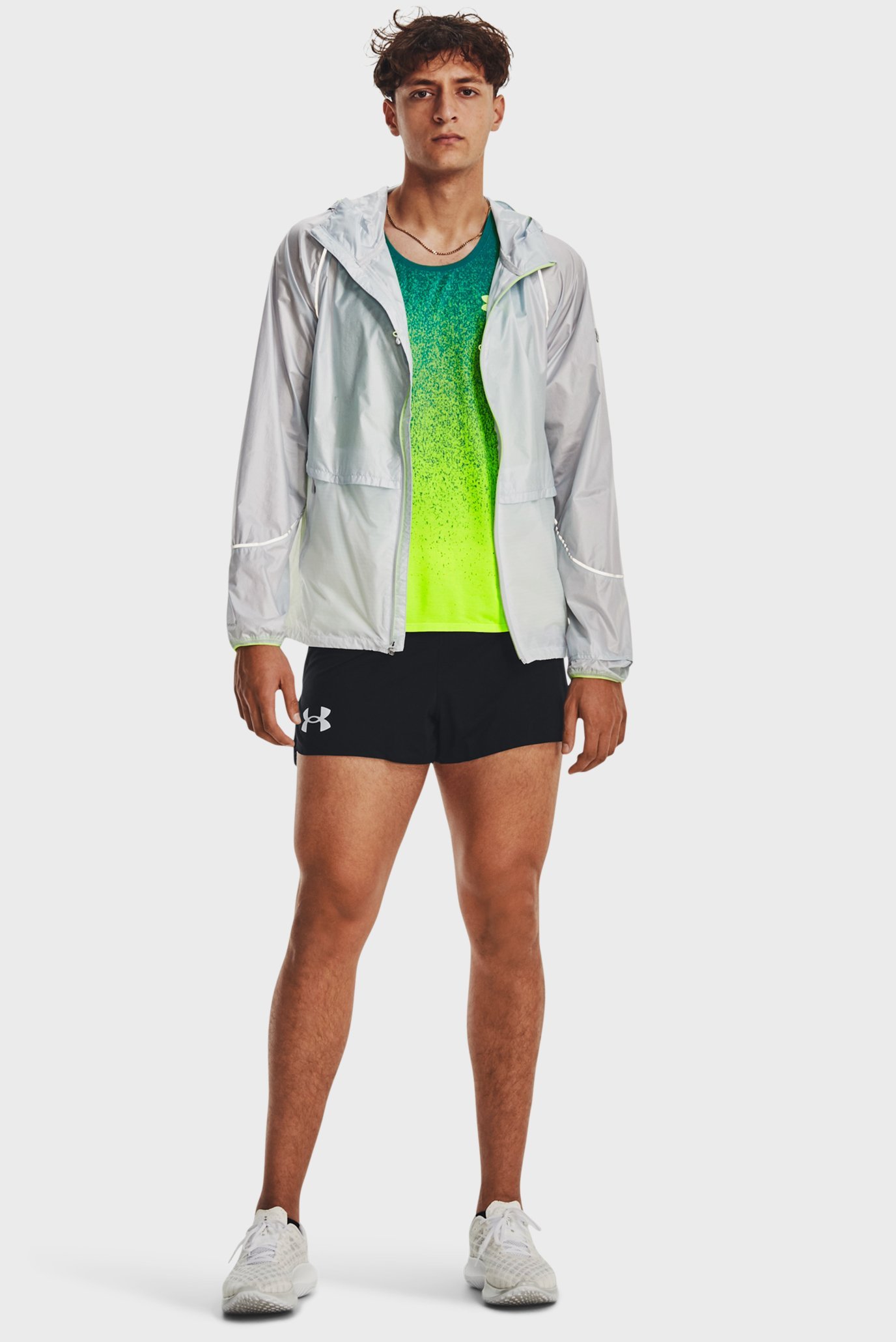 Мужская серая ветровка Impasse Lightweight Run Jkt 3