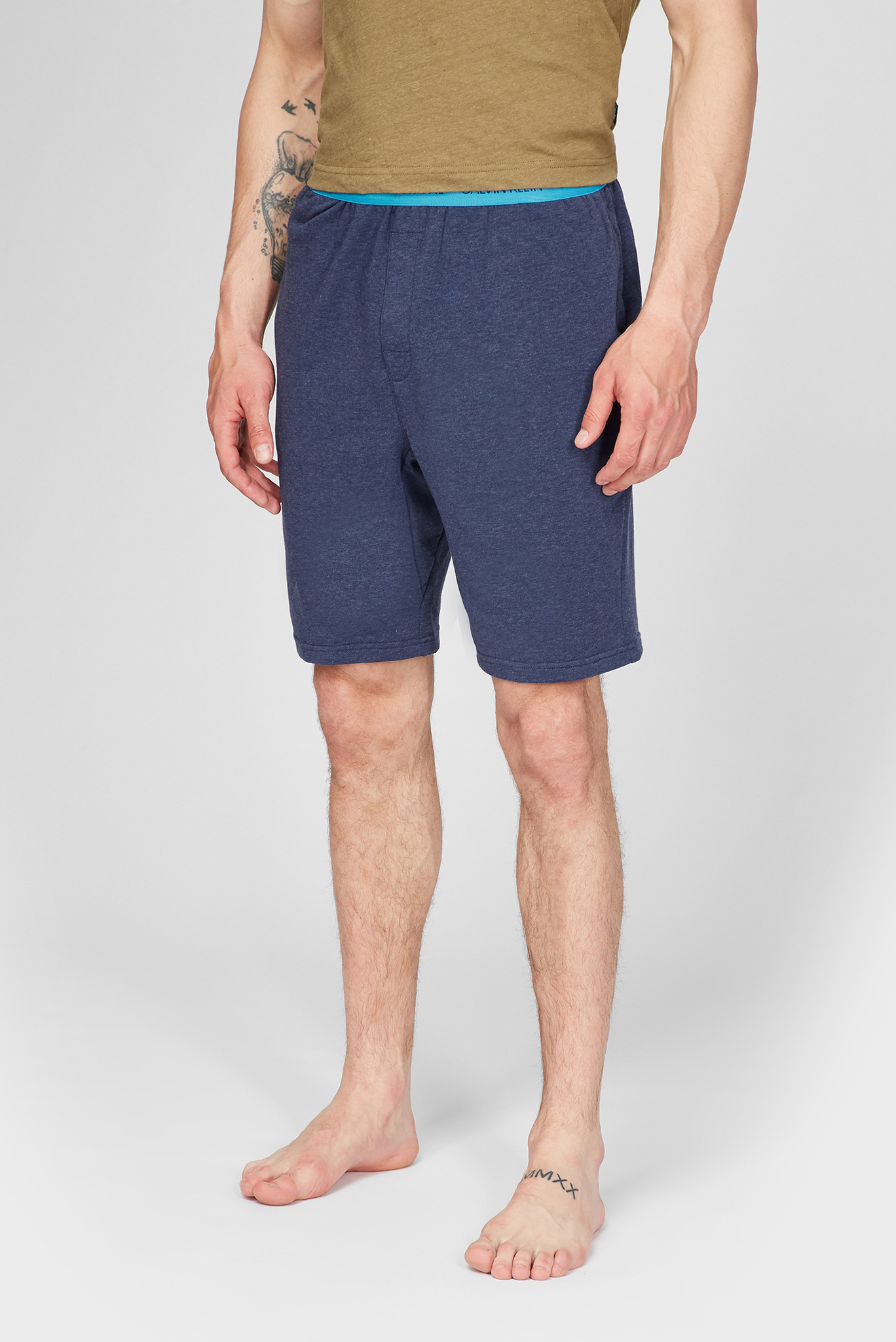 Мужские синие шорты 3