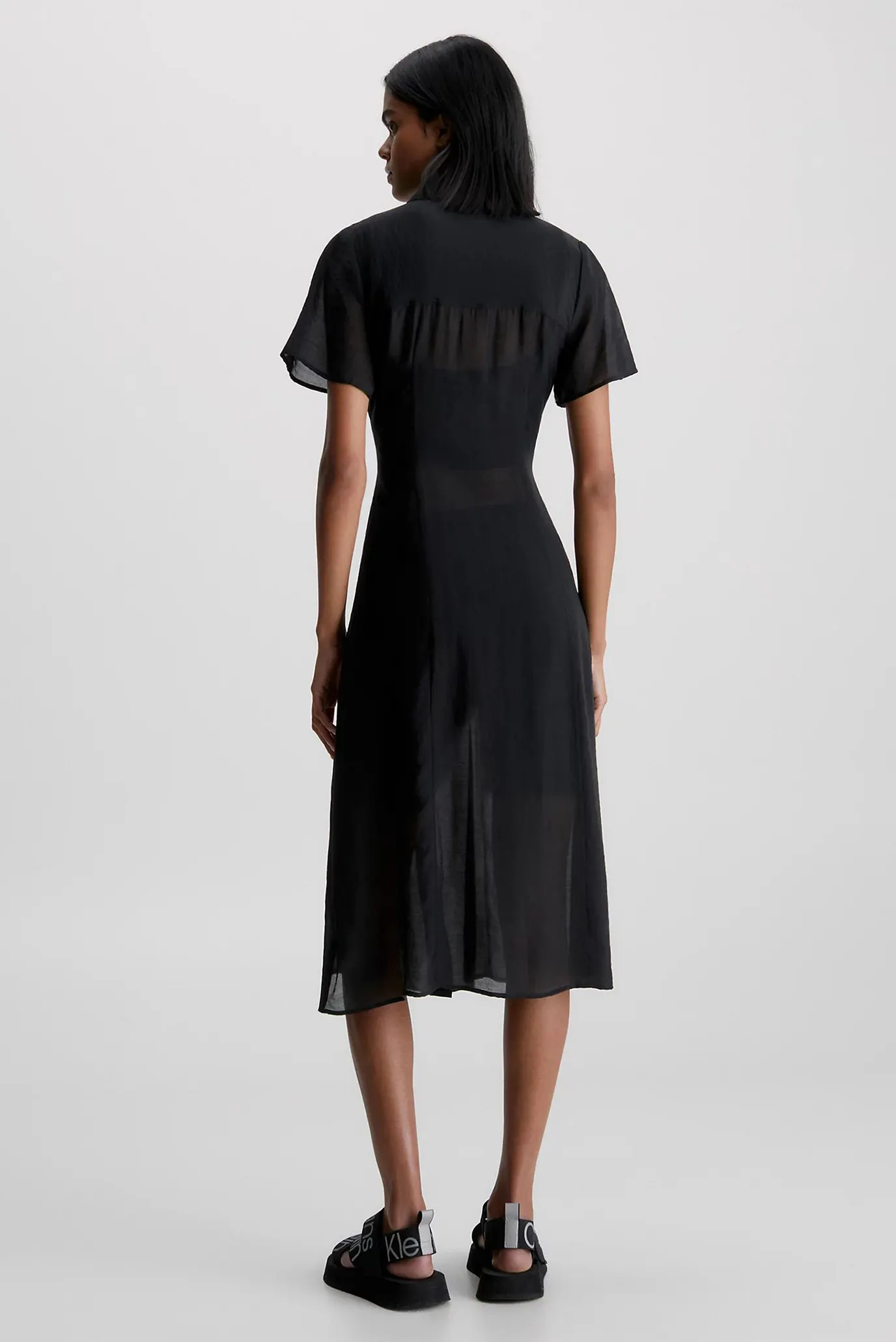 Платье SHEER SHORT SLEEVE DAY DRESS 2