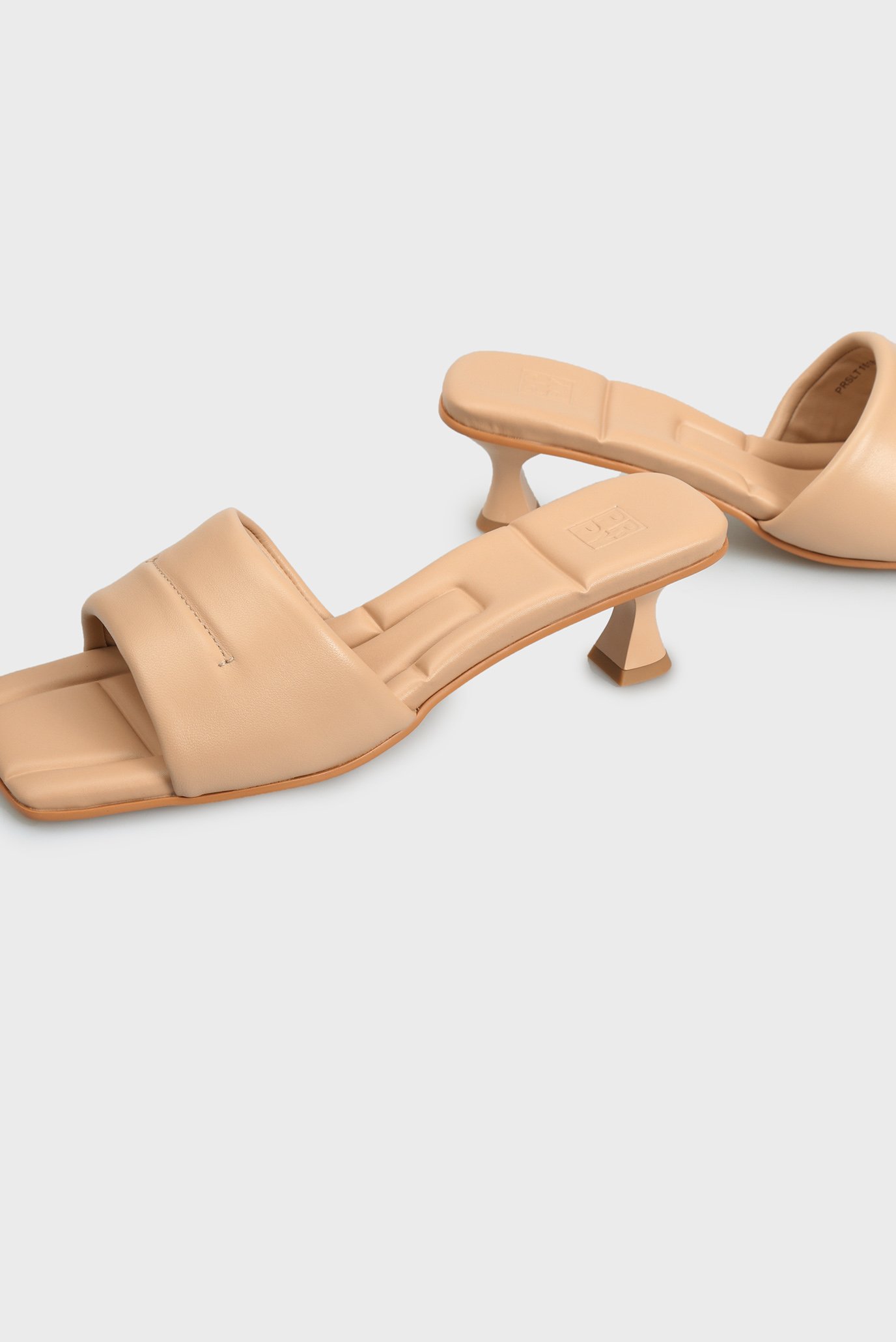 Женские бежевые кожаные мюли Florentia 6