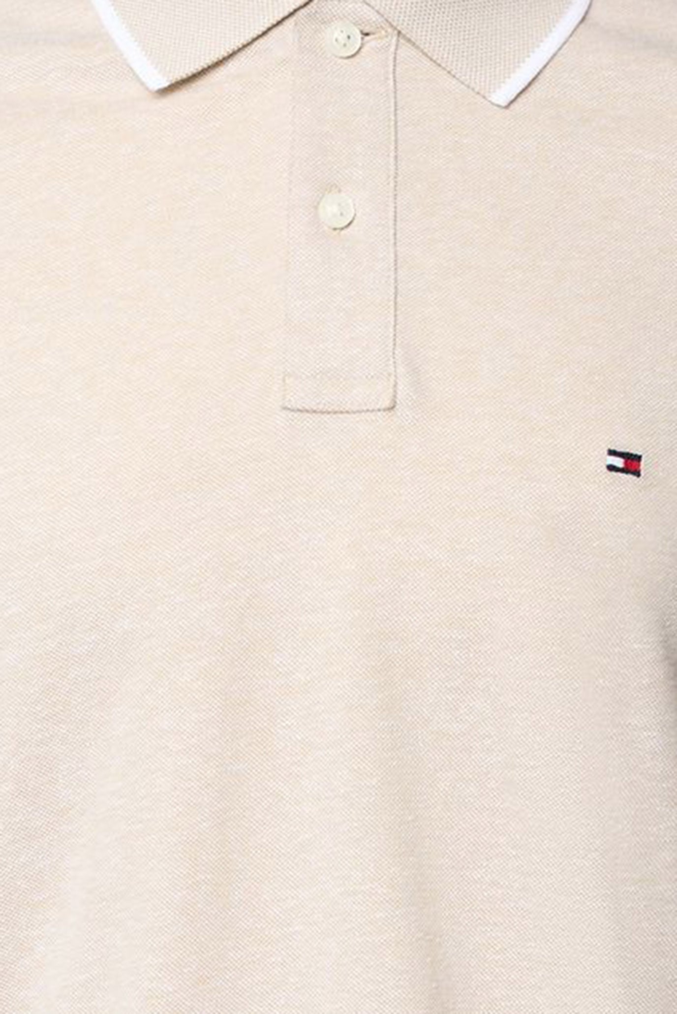 Мужское бежевое поло IC LINEN PIQUE 2