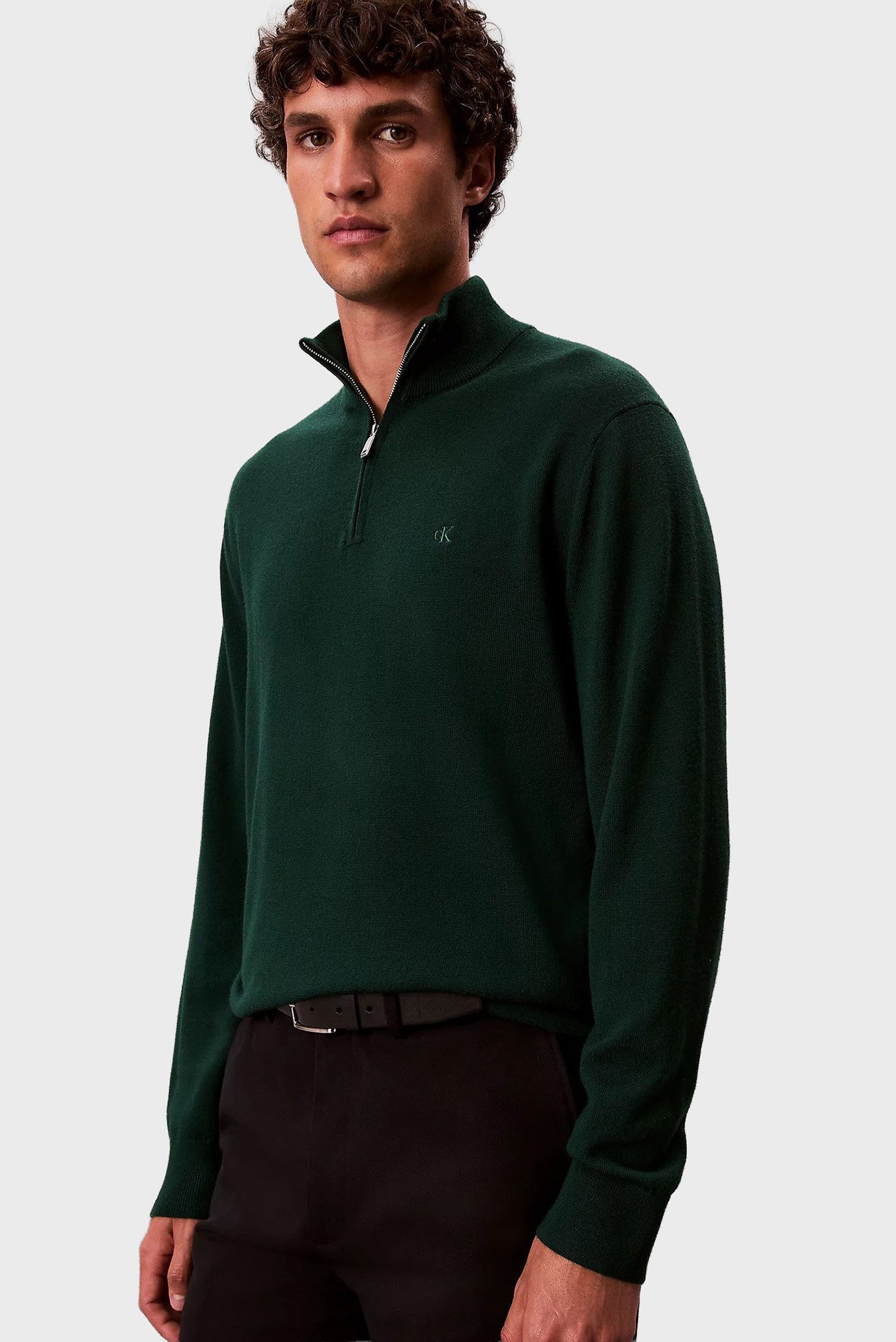 Свитер LS 100% MERINO QZ 14GGCalvin Klein Свитер LS 100% MERINO QZ 14GG 5