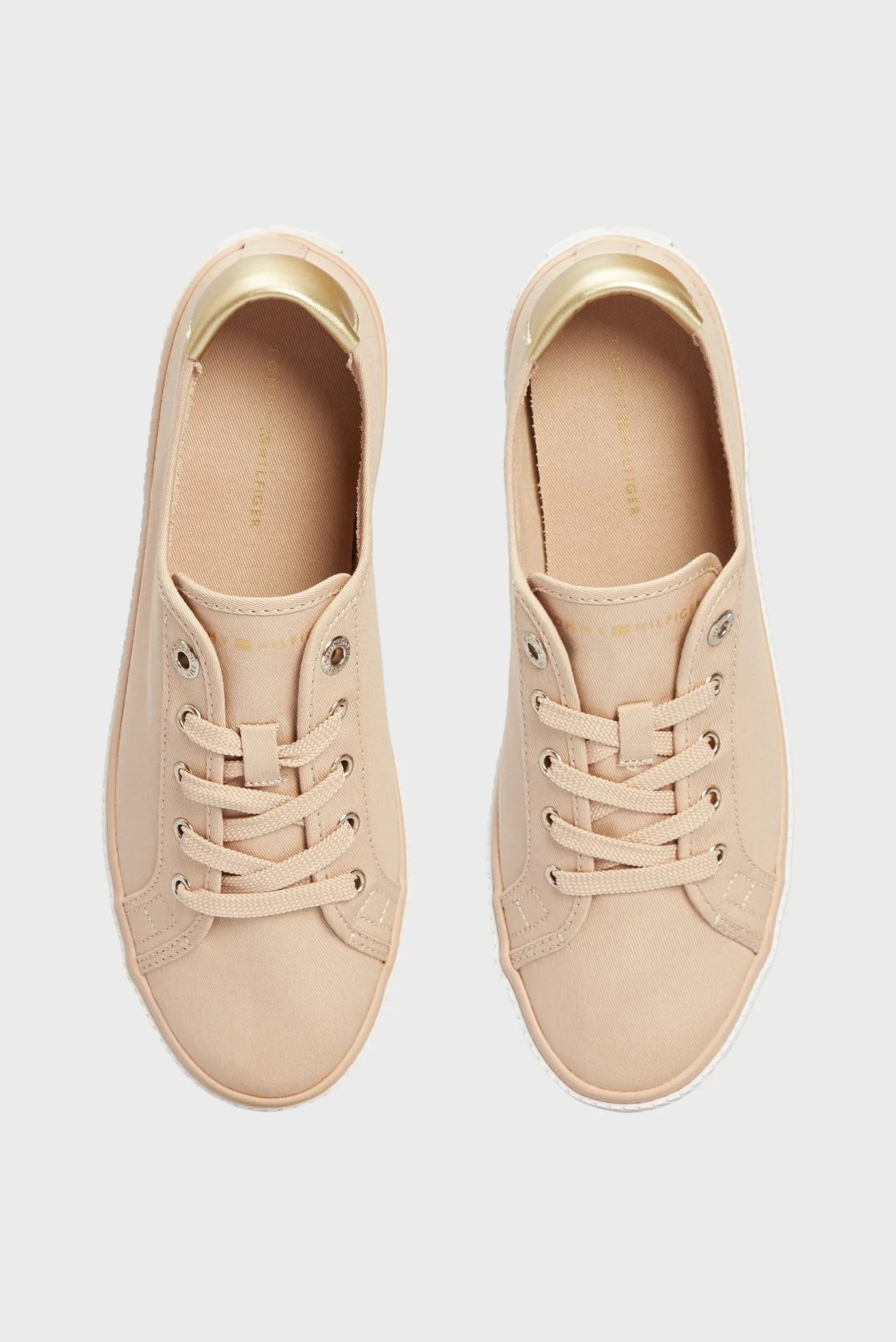 Женские бежевые кеды 4