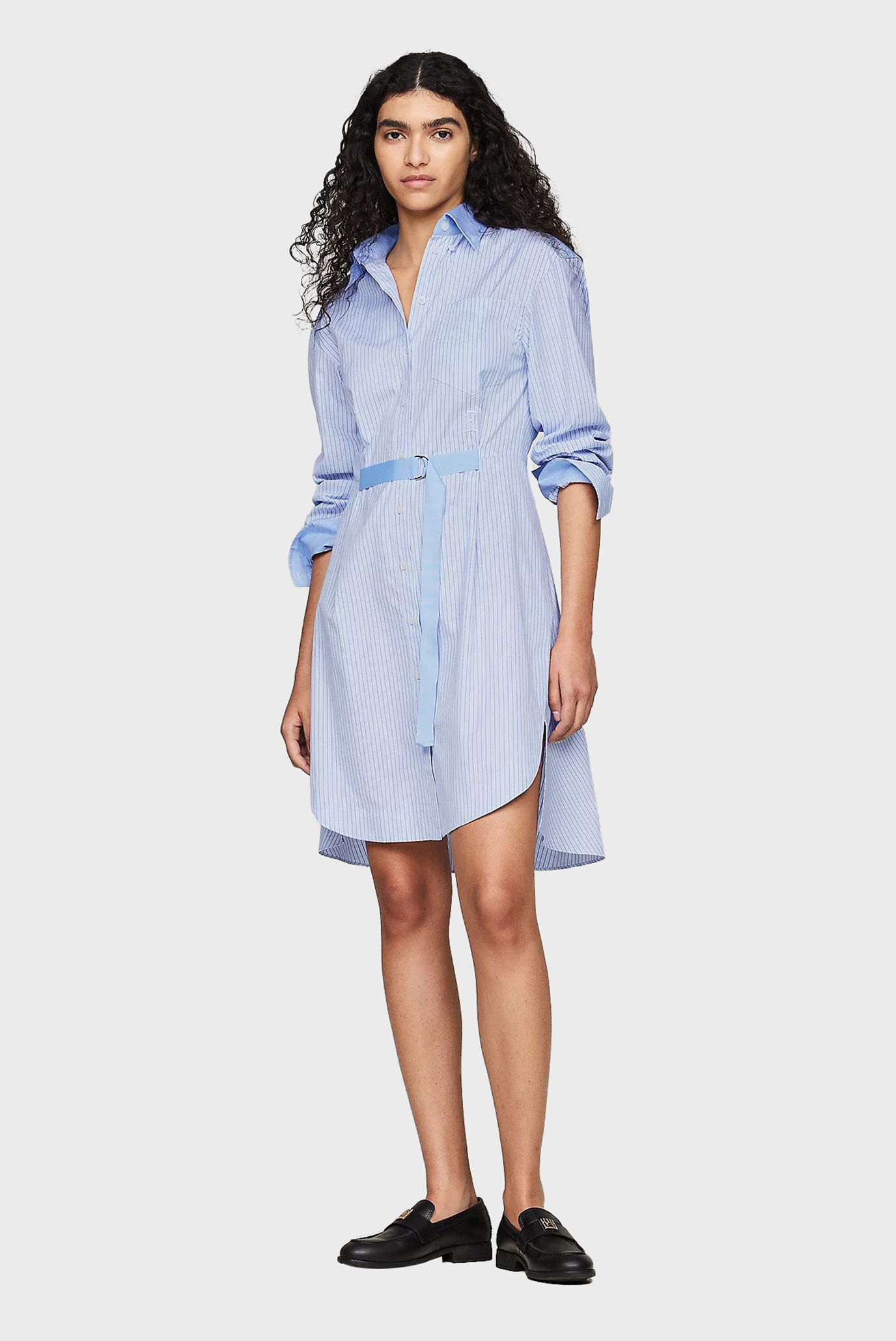 Платье/THC ITHACA STRIPE SHIRT DRESS 1