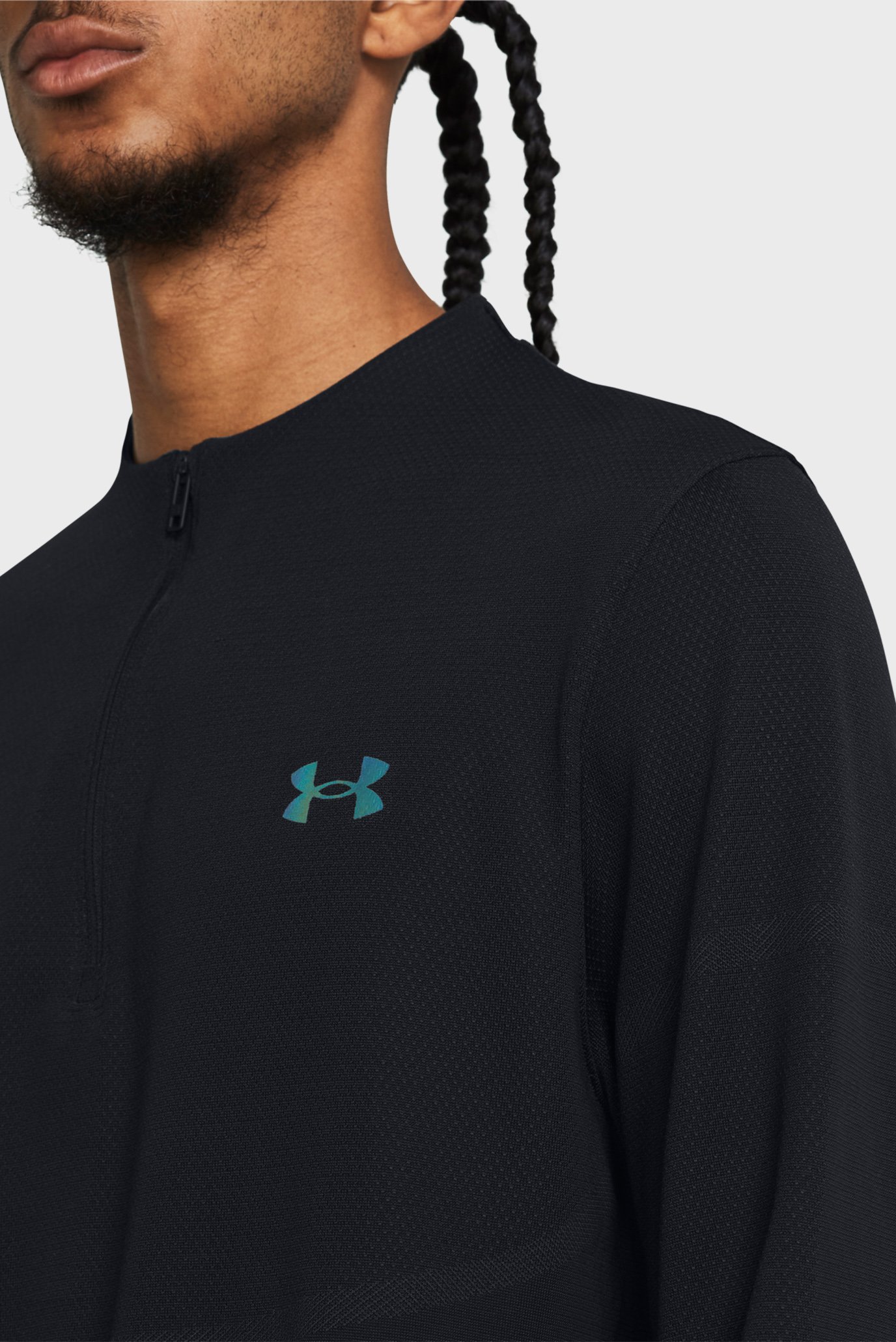 Мужская черная спортивная кофта Vanish Elite Seamless 1 4 Zp 3