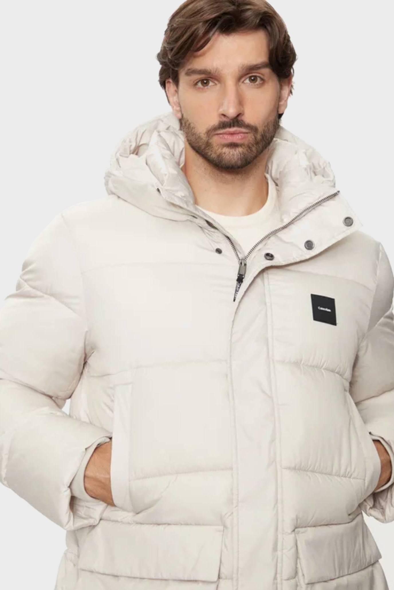 Куртка зимняя LONG HOODED QUILT PUFFER MW 3