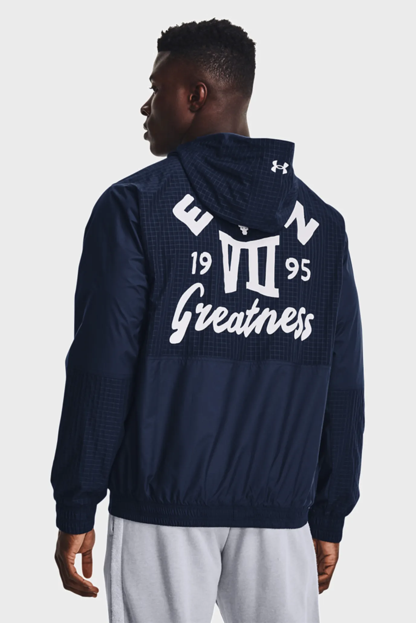 Мужская темно-синяя ветровка UA Pjt Rock Q1 Woven Layer 9