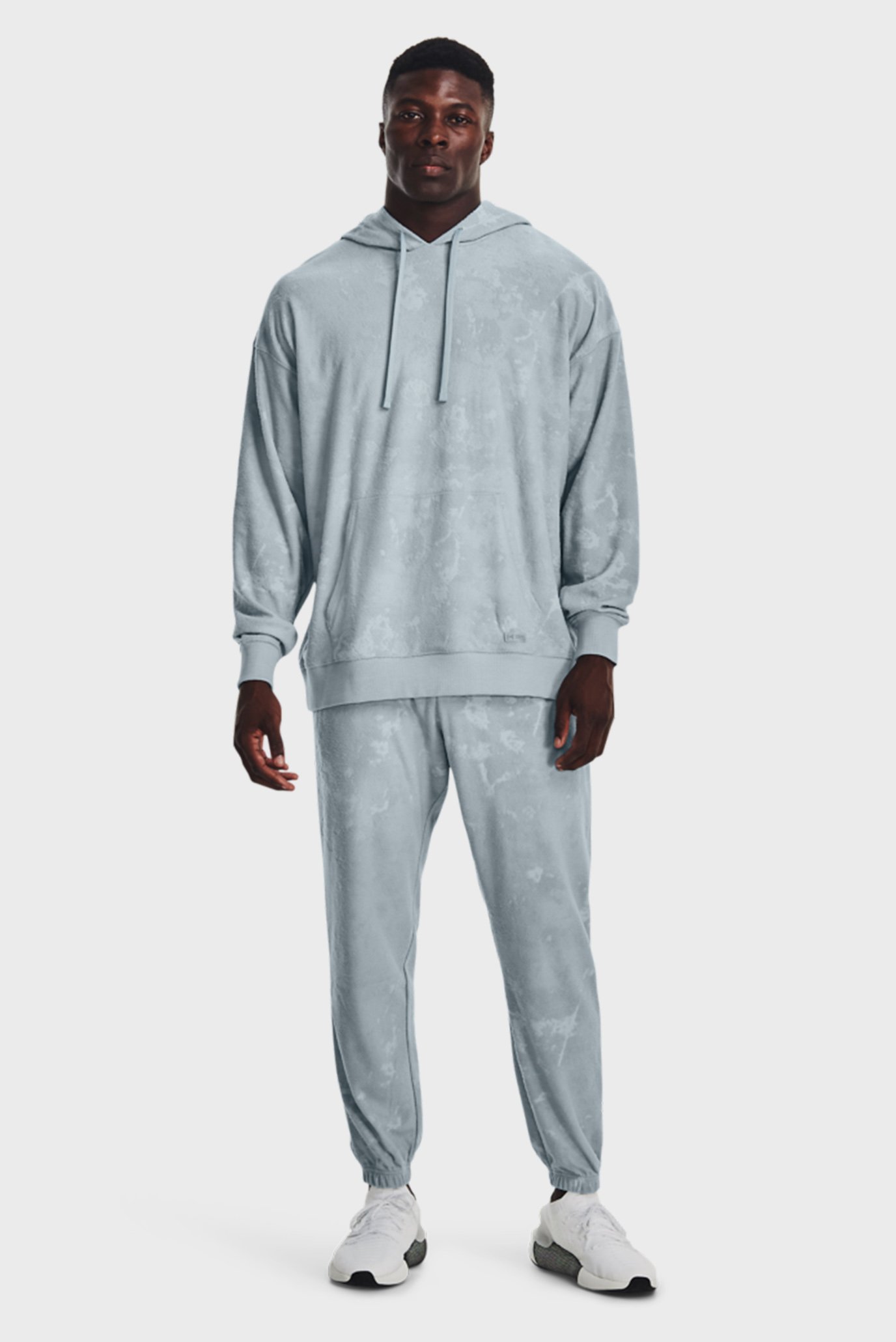 Мужское серое худи UA Journey Terry Hoodie 7