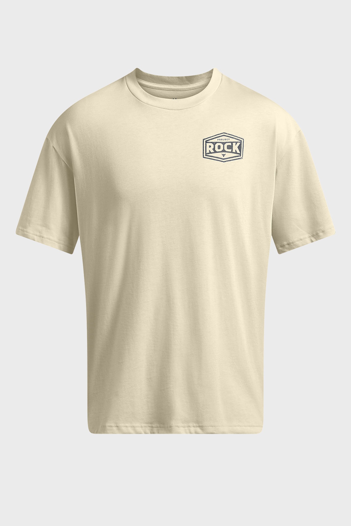Мужская бежевая футболка UA Pjt Rck HWT SS Tools 4