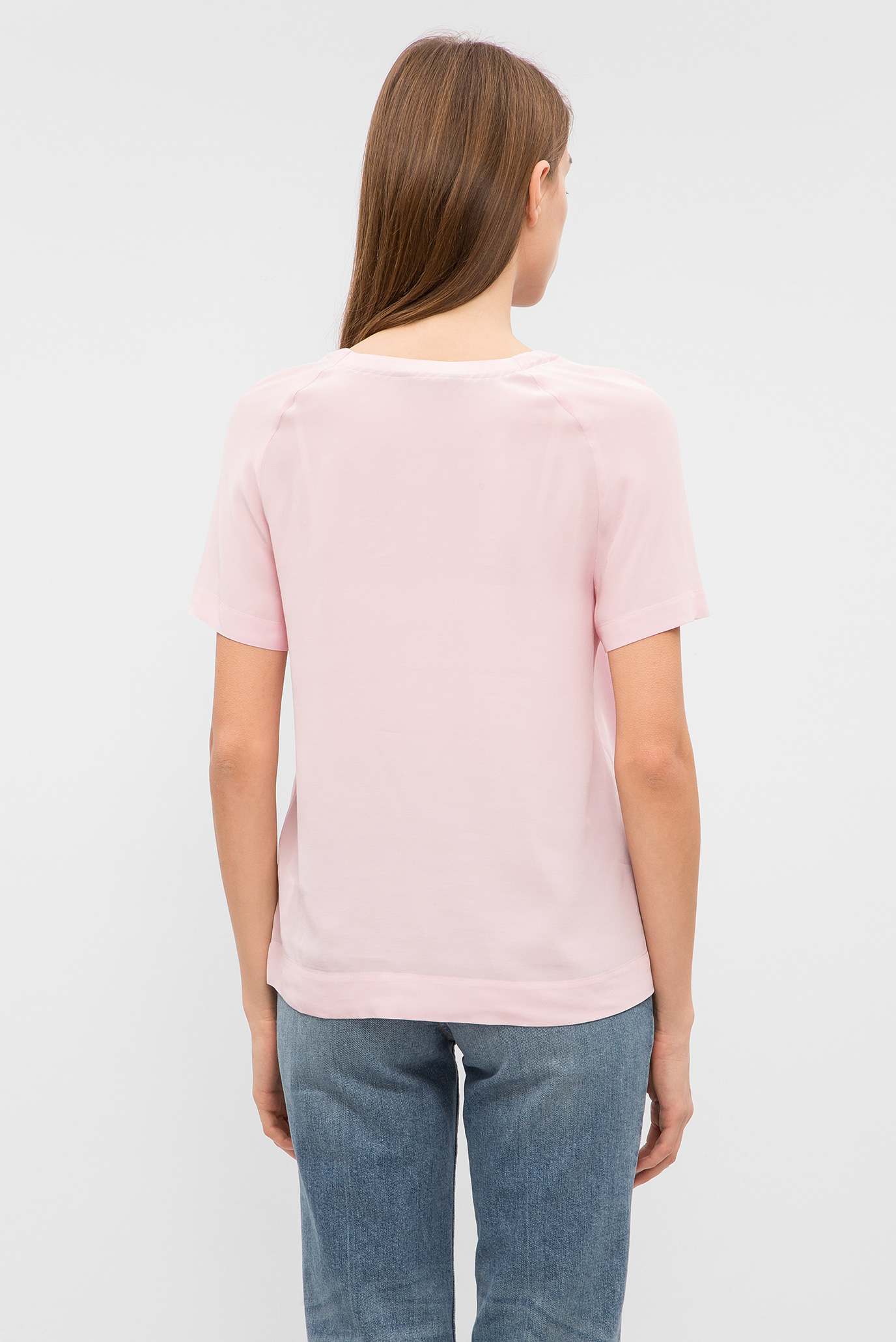 Женская розовая блуза 8