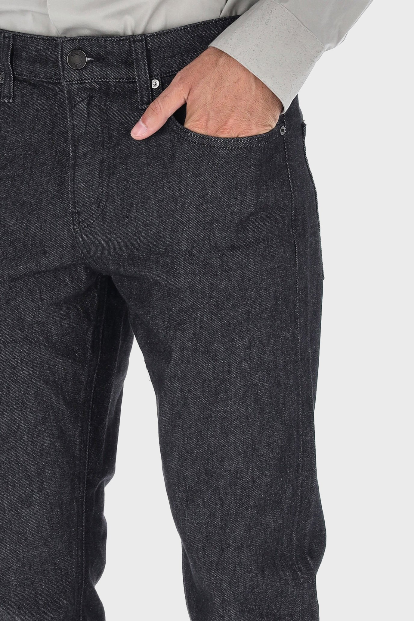 Джинсы SLIM FIT YARN DYED BLACK 5