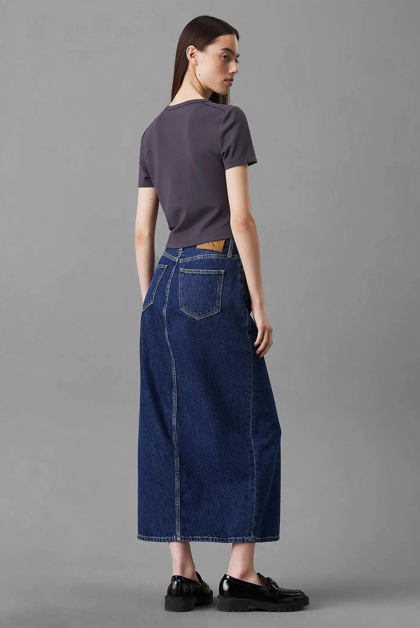 Женская темно-синяя футболка MILANO SHORT SLEEVE TOP 3