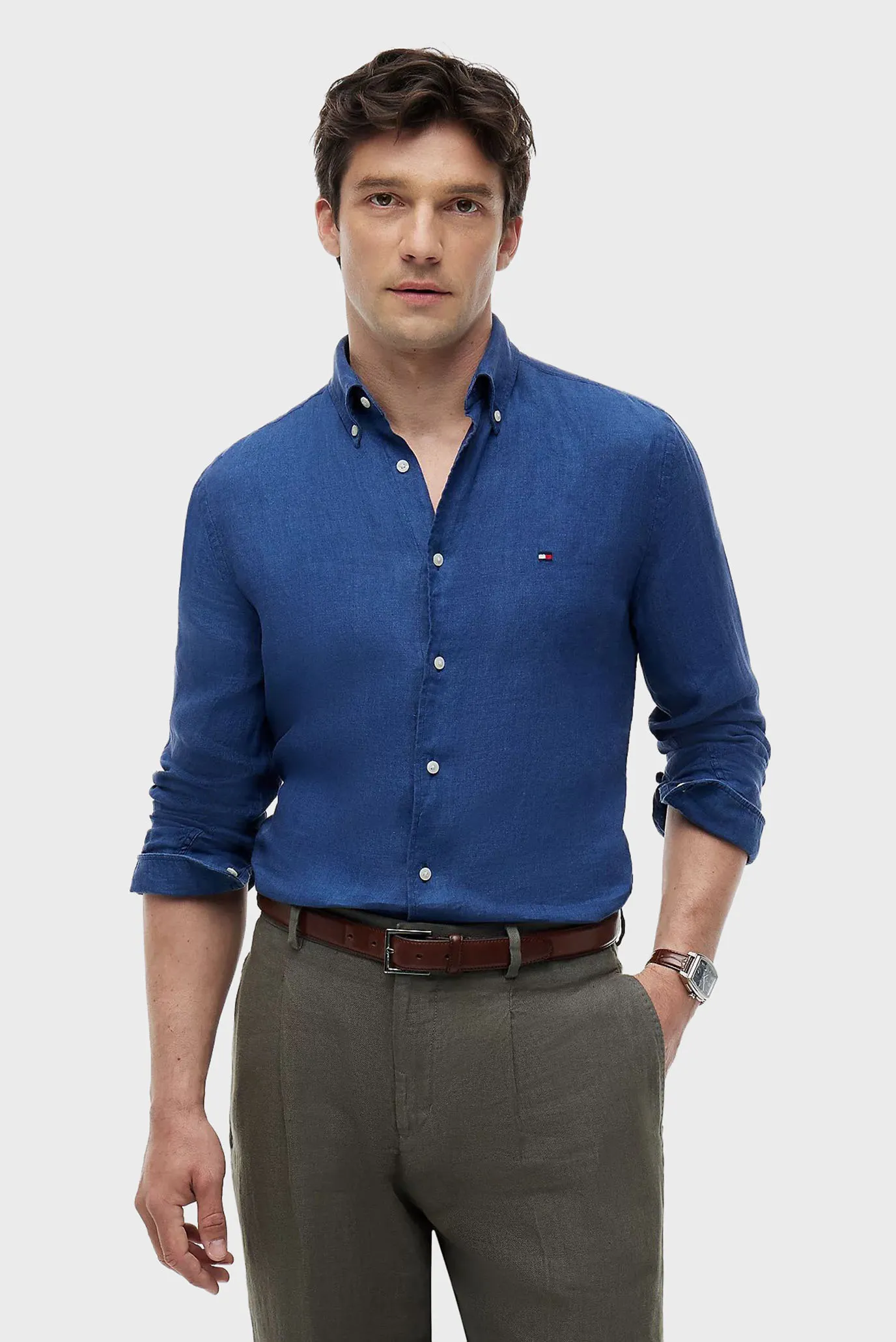 Рубашка PIGMENT DYED LI SOLID RF SHIRT 1