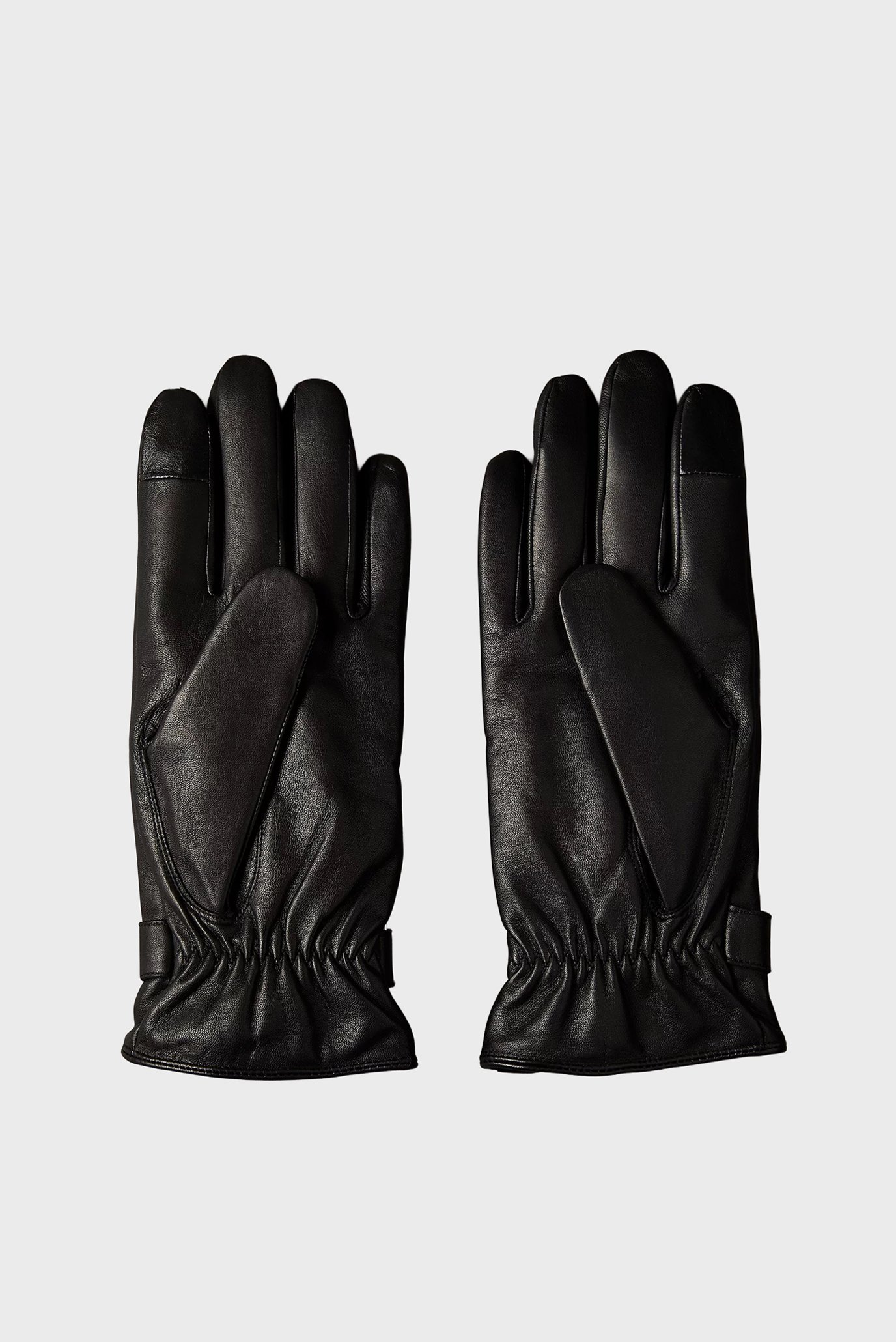 Перчатки LOGO STRAP SMOOTH LEATHER GLOVES 2