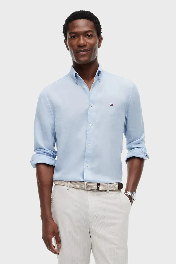 Рубашка PIGMENT DYED LI SOLID RF SHIRT Tommy Hilfiger