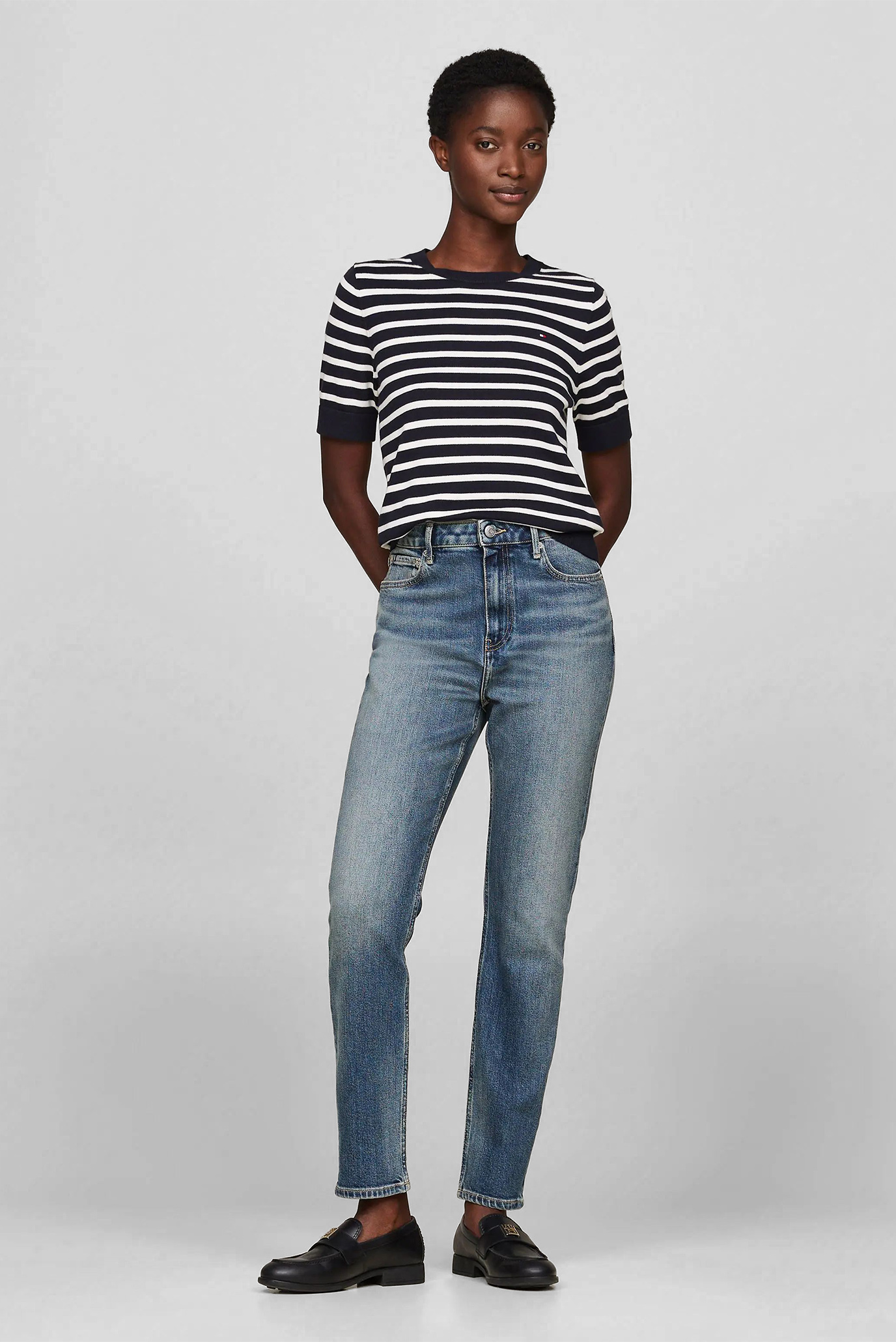 Джинсы SLIM CIGARETTE HW A PAT 2