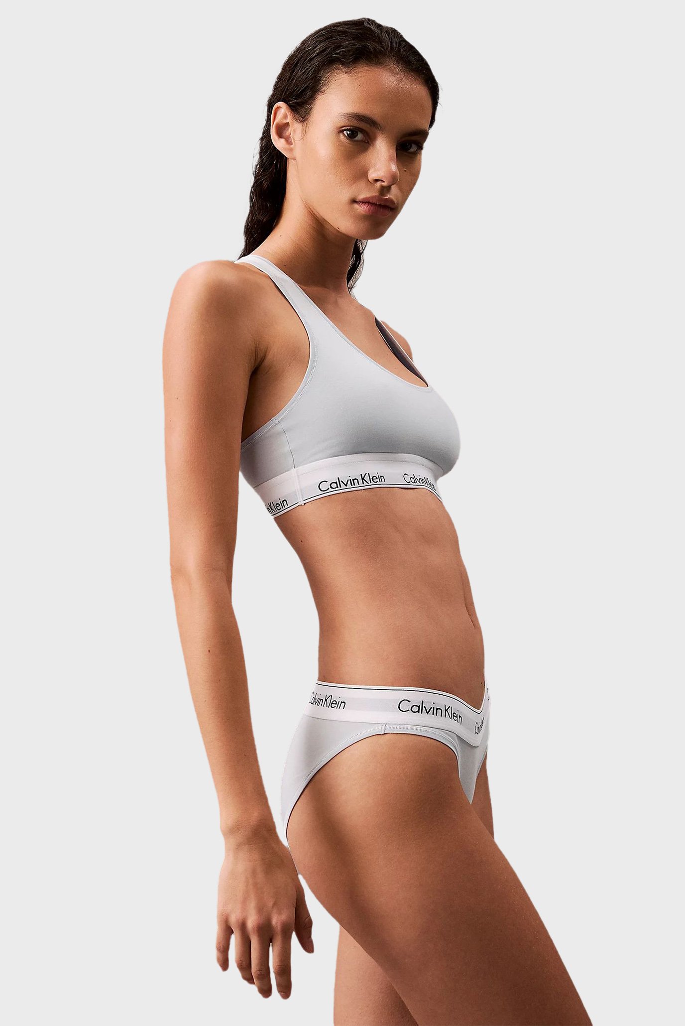 Женские голубые трусики BIKINICalvin Klein Женские голубые трусики BIKINI 3