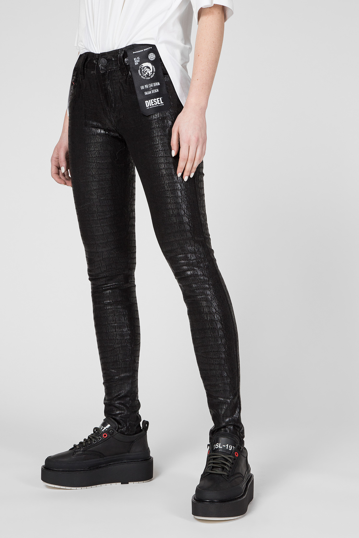 Женские черные джинсы SLANDY-SP4 L.32 3