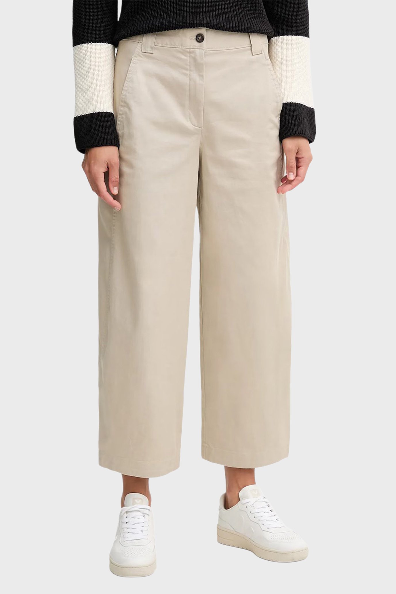 Штаны STRETCH COTTON TWILL BARREL LEG 1