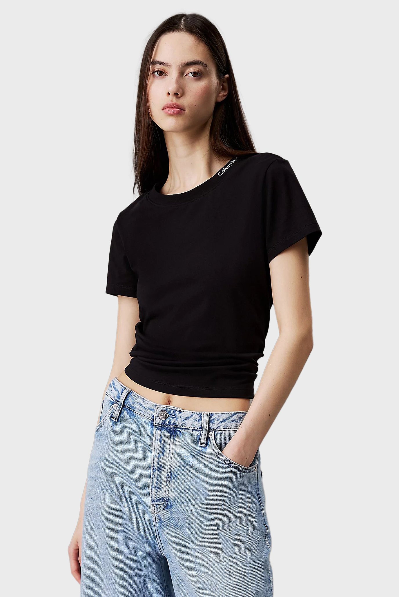 Футболка/LOGO NECKLINE T-SHIRT 1