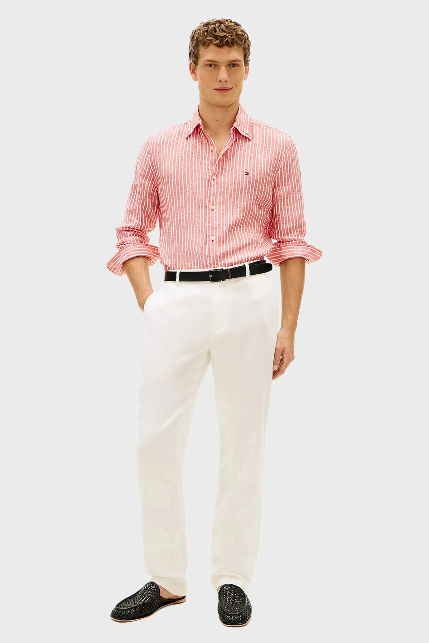 Рубашка LINEN BENGAL STRIPE RF SHIRT 2