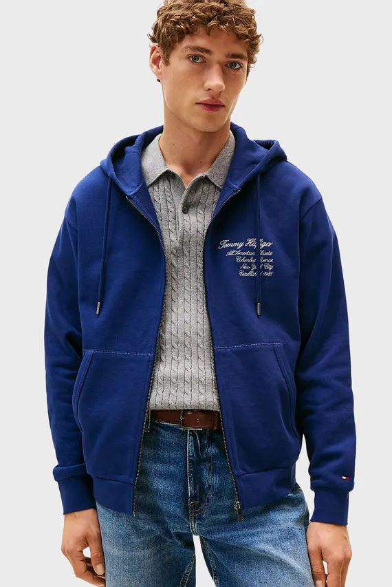 Реглан/PREP ZIP THRU HOODIE Tommy Hilfiger