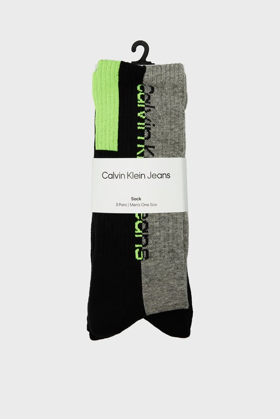 Мужские черные носки (3 пары) ATHLEISURE