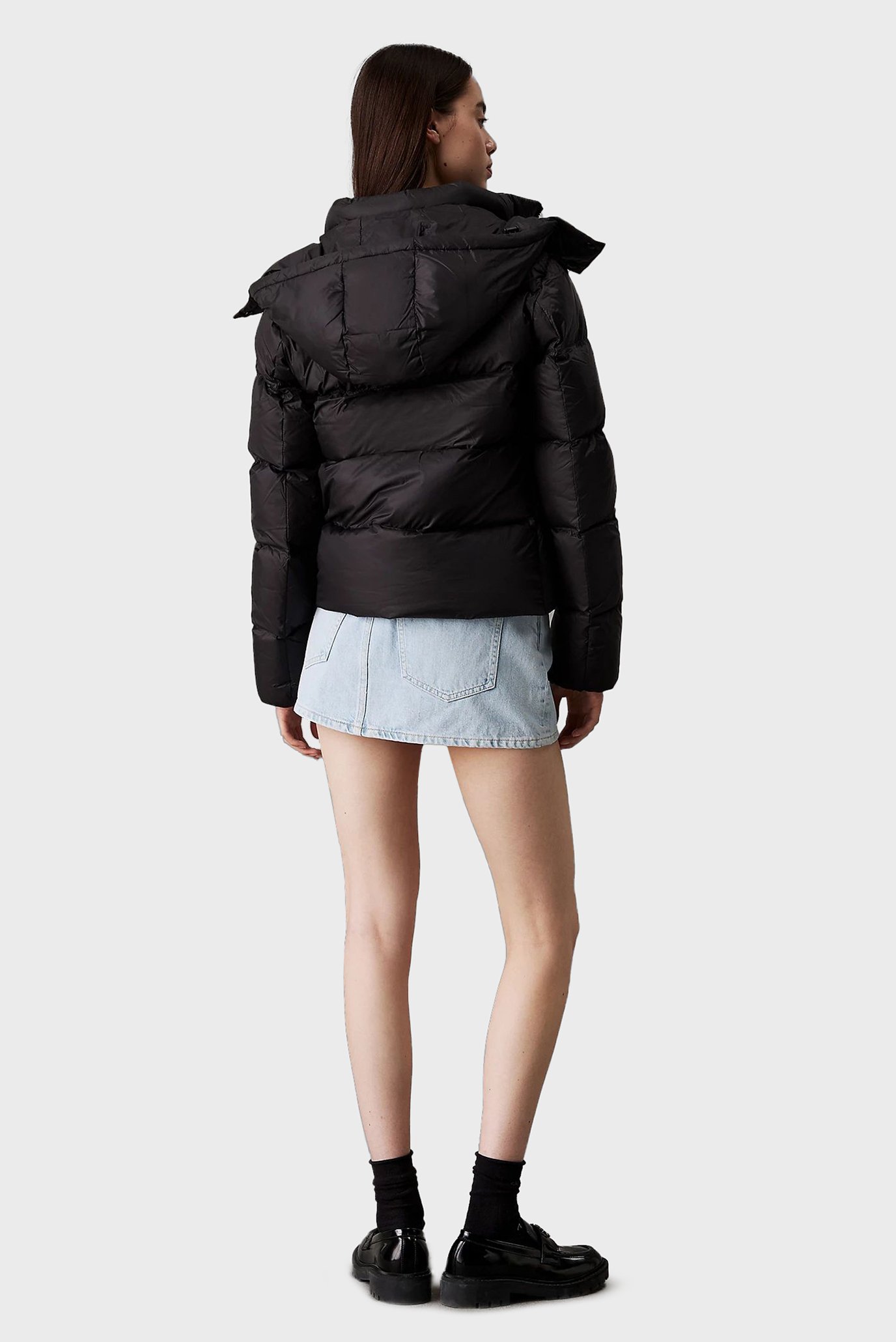 Женский черный пуховик MW DOWN SHORT PUFFER 3