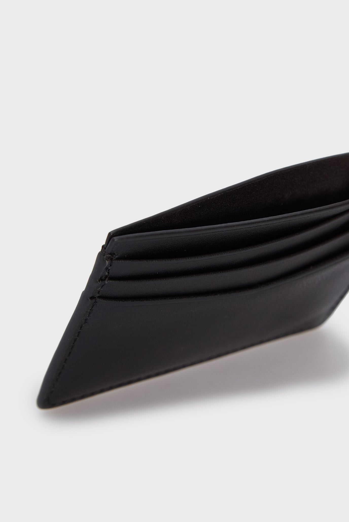 Мужской черный кожаный кардхолдер TAGGED CARDCASE 5